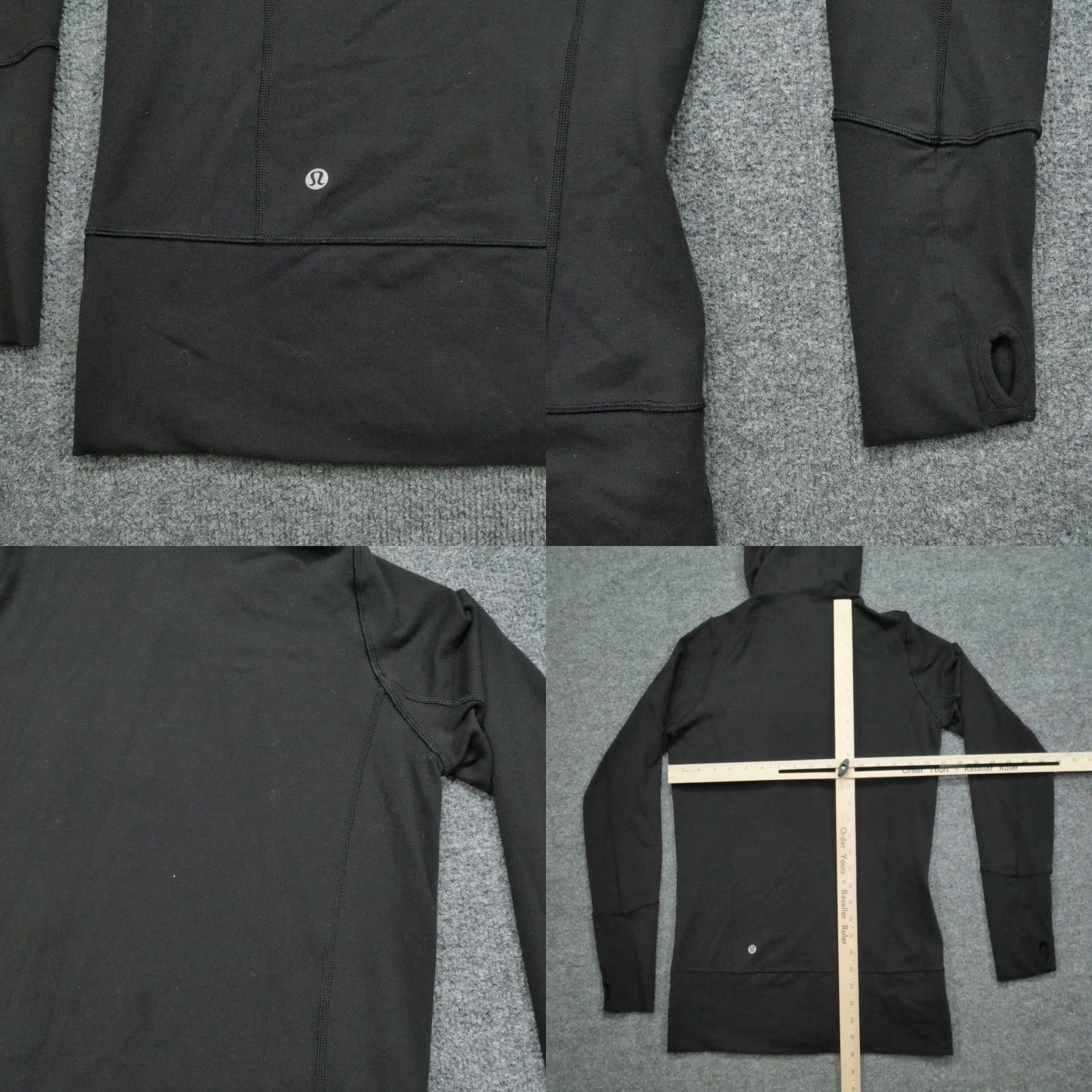 Lululemon **Womens Lululemon Hoodie 6 Black Full Zip Casual Athletic** User: **Lululemon Womens Hoodie Size 6 Black Full Zip Casual Athletic** Size M / US 6-8 / IT 42-44 - 8 Thumbnail