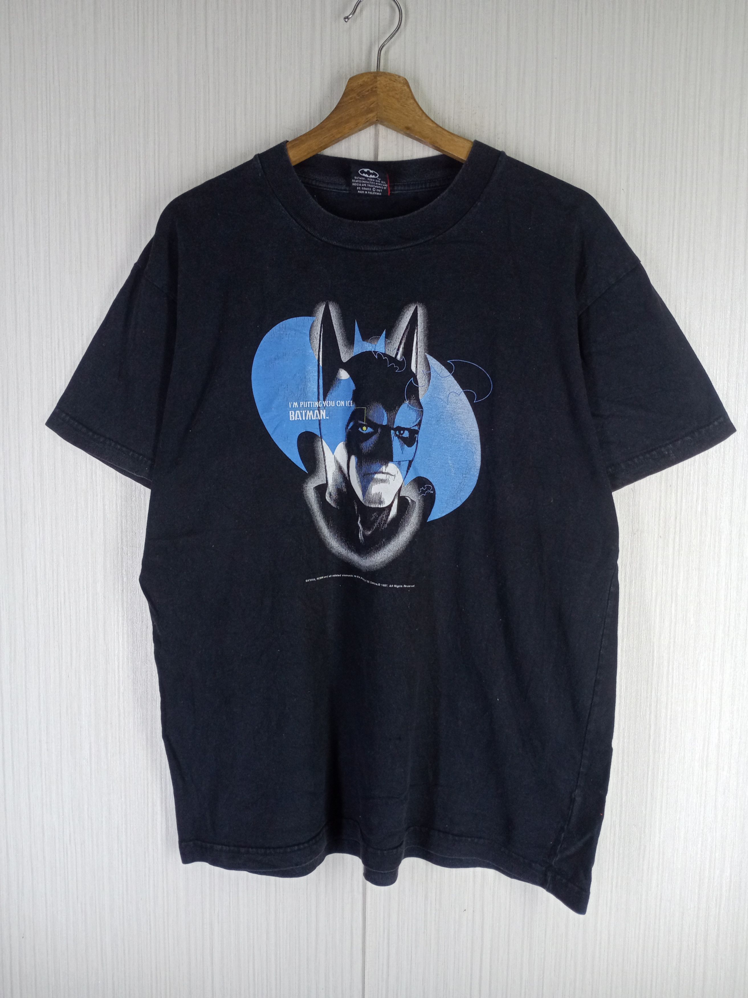 DC Comics Rare Vintage 1997 Batman & Robin Dc Comics Tshirt Size US M / EU 48-50 / 2 - 2 Thumbnail
