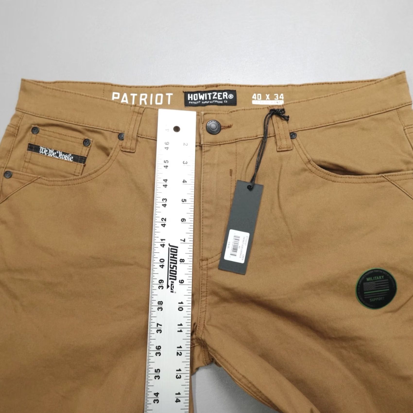 Vintage Howitzer Patriot Void Grenade Tactical Pants Mens Size 40x34 Stretch Khaki Chino Army Military Size US 40 / EU 56 - 6 Thumbnail
