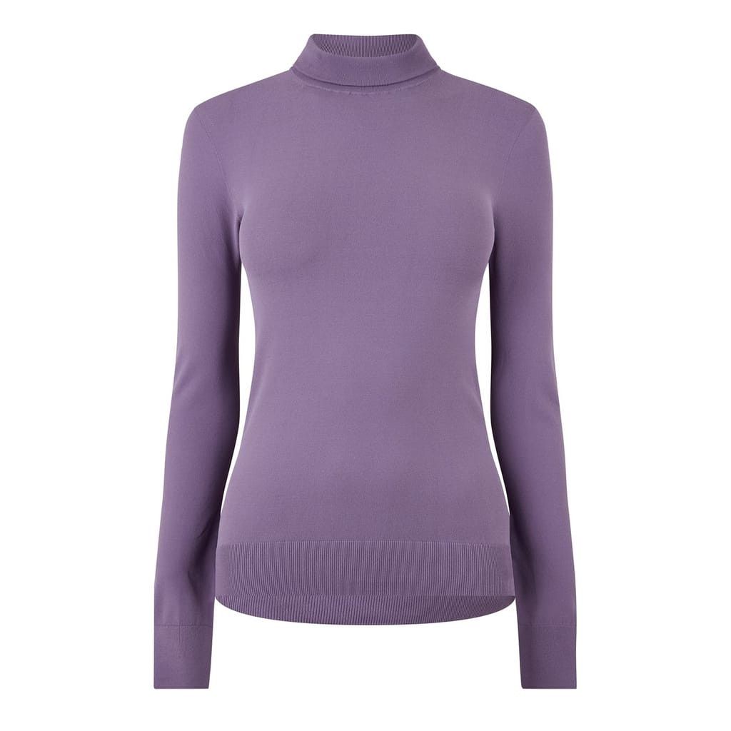 Bottega Veneta Bottega Veneta Mock Neck Long Sleeve Sweater in Purple Size M / US 6-8 / IT 42-44 - 2 Thumbnail