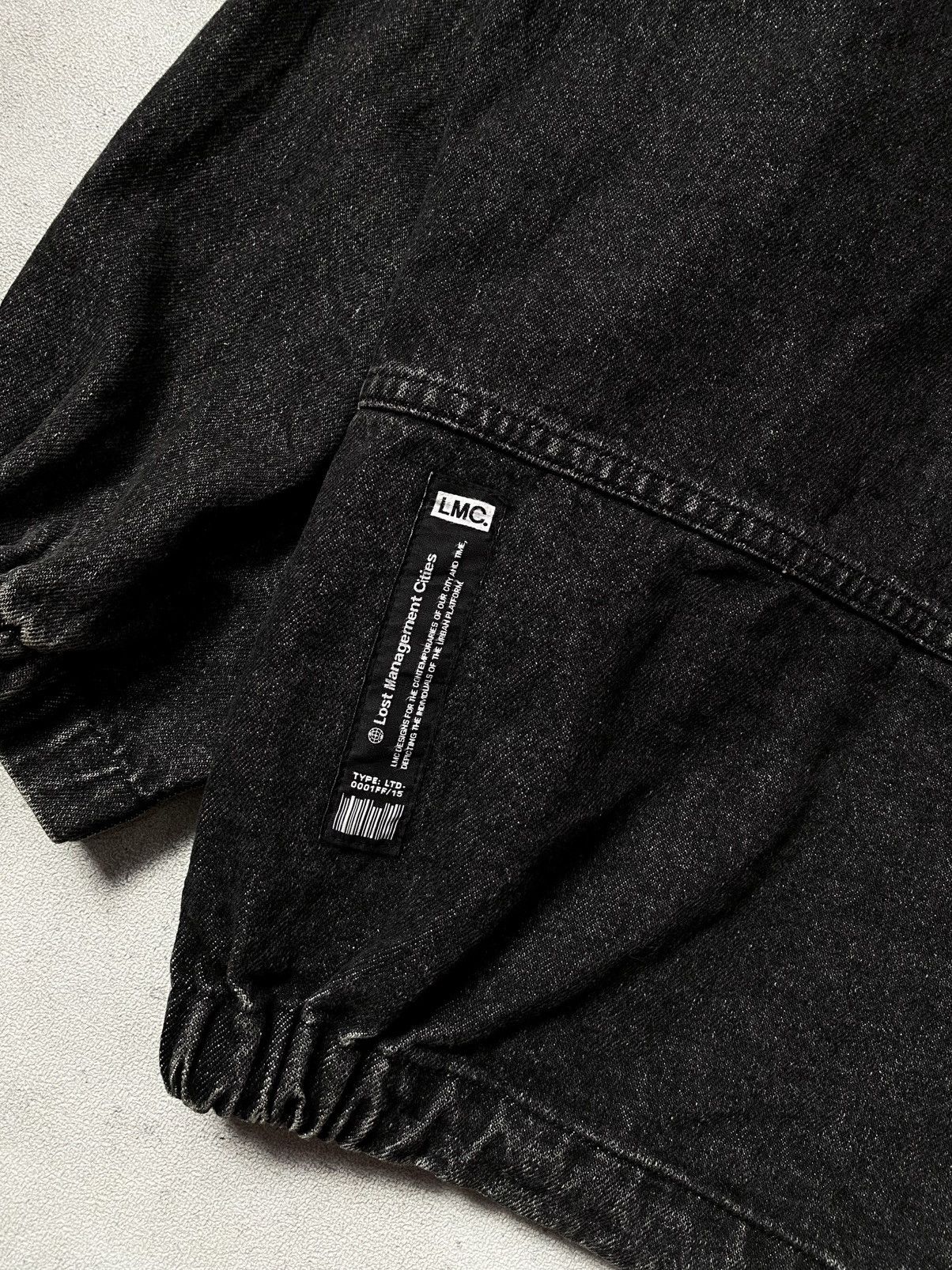 Other LMC WASHED DENIM COACH JACKET BLACK Size US M / EU 48-50 / 2 - 12 Thumbnail