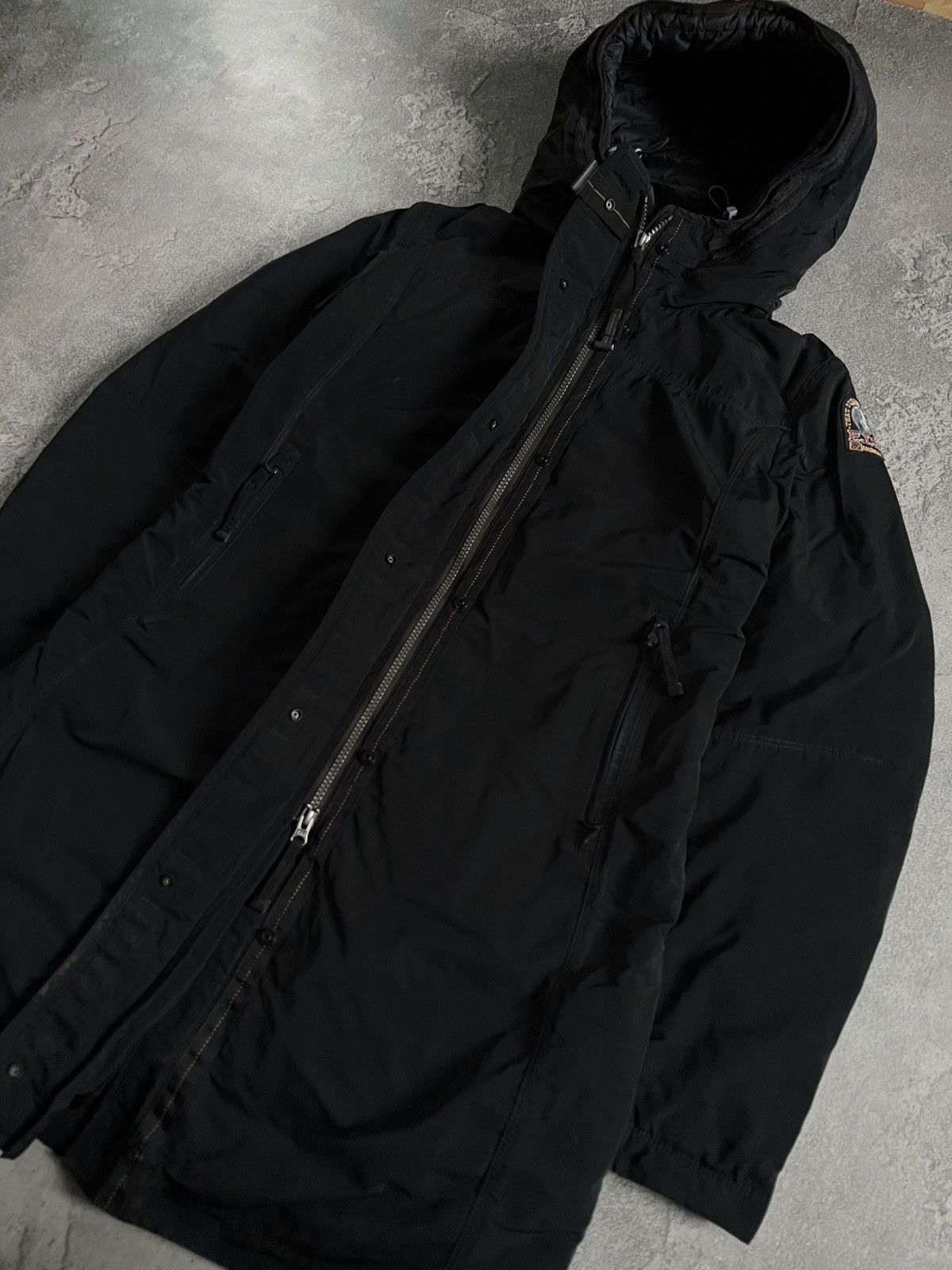 Parajumpers Parajumpers Long Winter Parka Down Jacket Black Natural Sz M Size M / US 6-8 / IT 42-44 - 4 Thumbnail