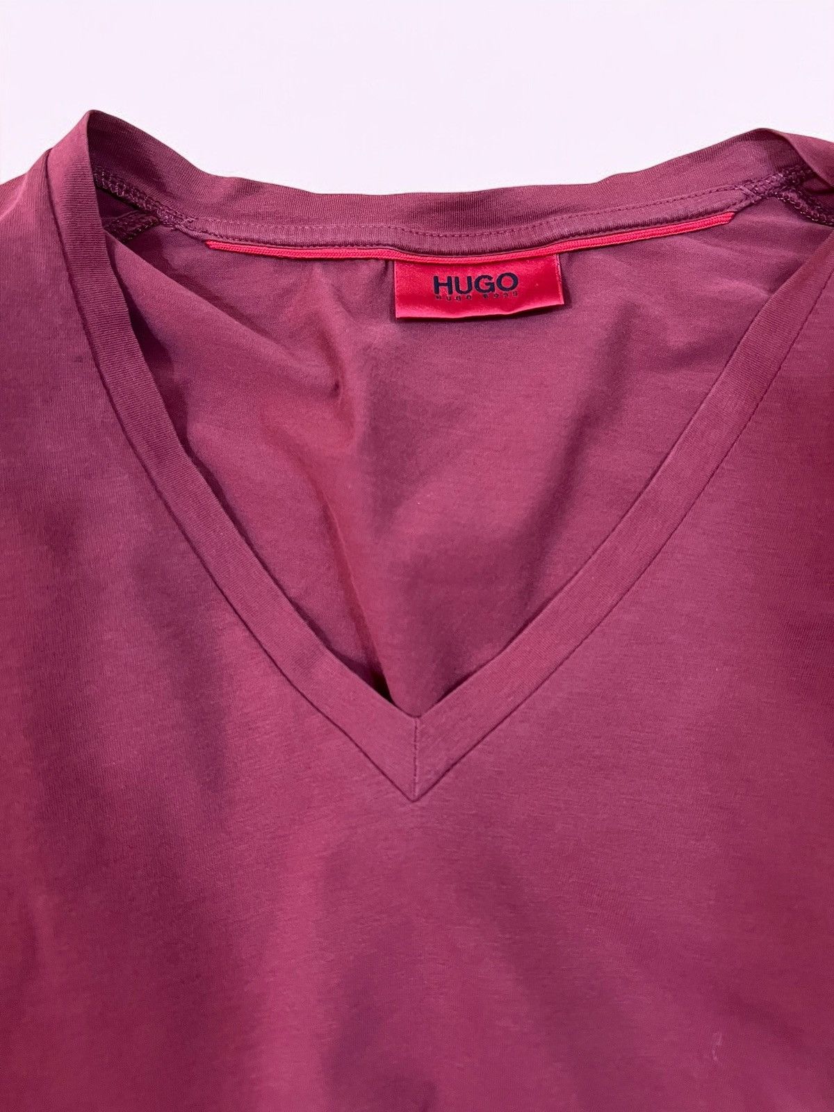 Hugo Hugo Burgundy Longsleeve T-Shirt Size M Size US M / EU 48-50 / 2 - 6 Thumbnail