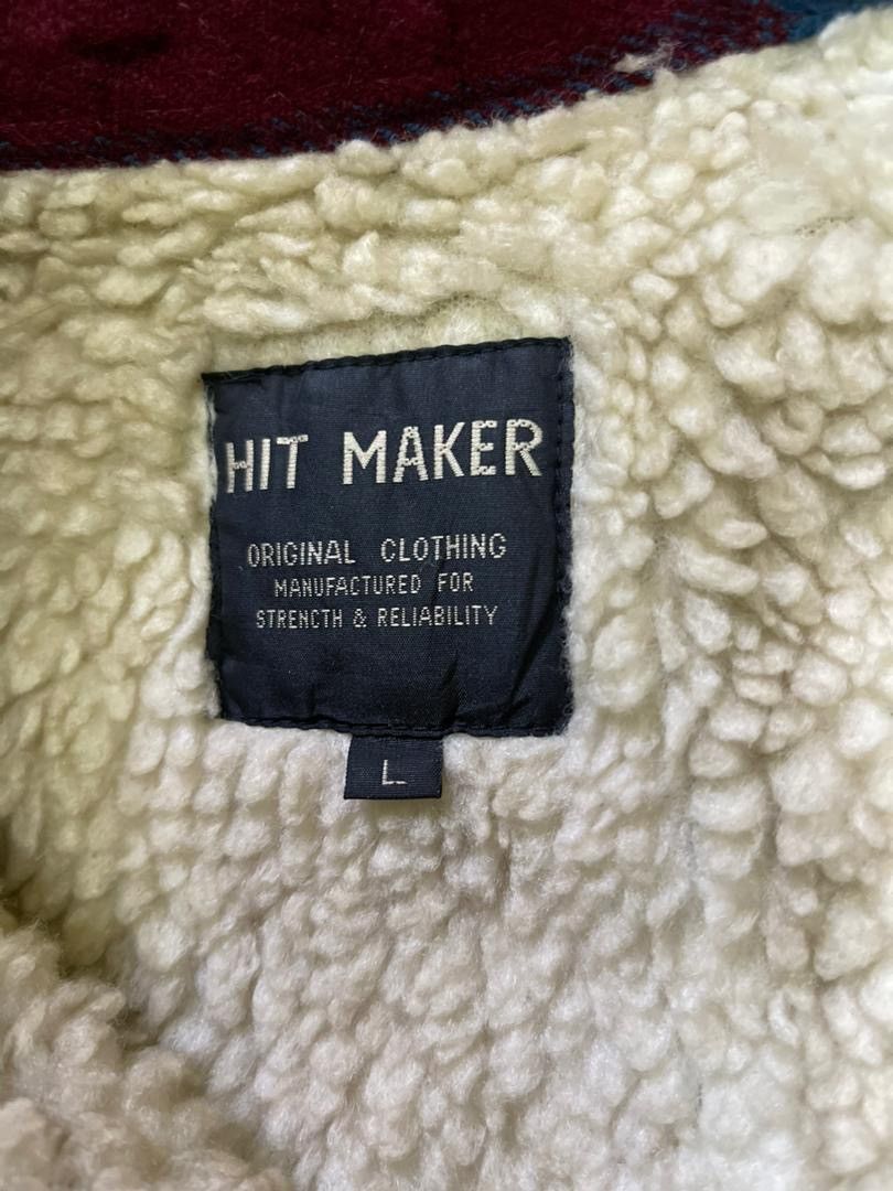 Flannel Vintage Hit Maker Sherpa-Lined Plaid Flannel Jacket Size L Size US L / EU 52-54 / 3 - 3 Thumbnail