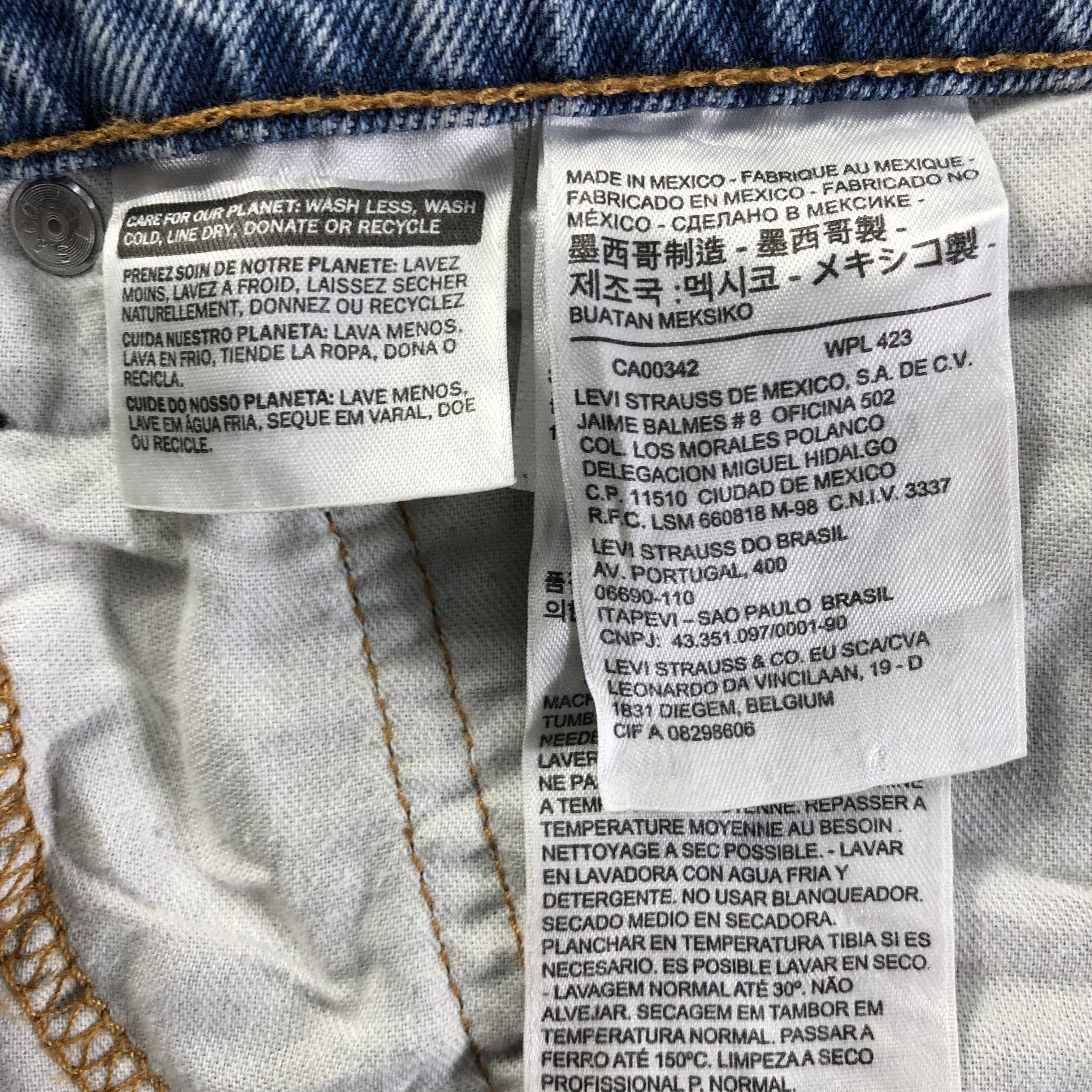 Levi's Vintage Blue Wash Levis 541 Jeans-J4276 Size US 44 / EU 60 - 9 Thumbnail