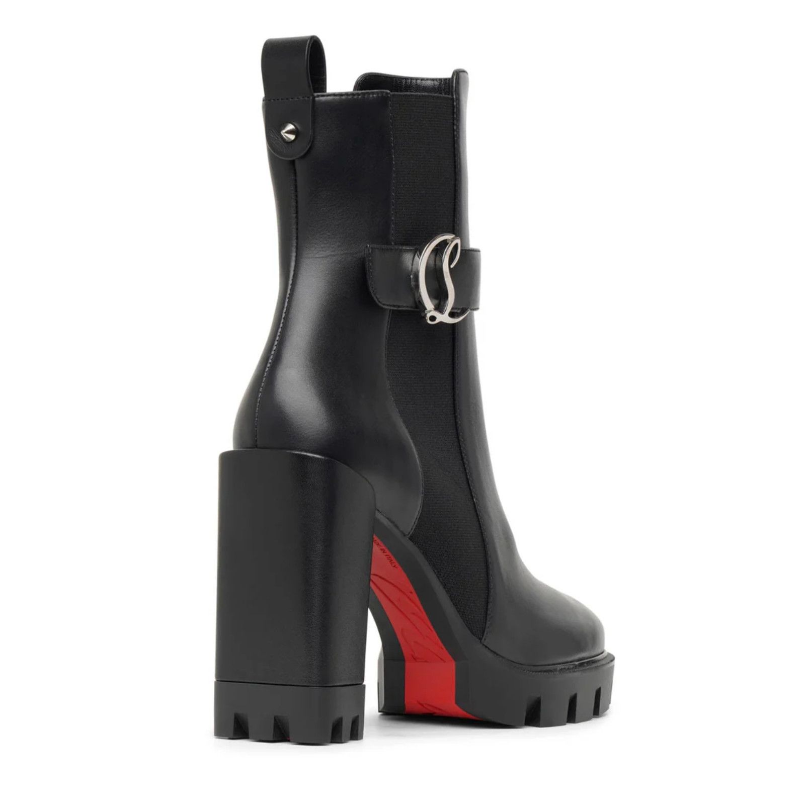 Christian Louboutin Christian Louboutin CL Chelsea Lug 100 Leather Ankle Boot 41 Size US 10 / IT 40 - 16 Thumbnail