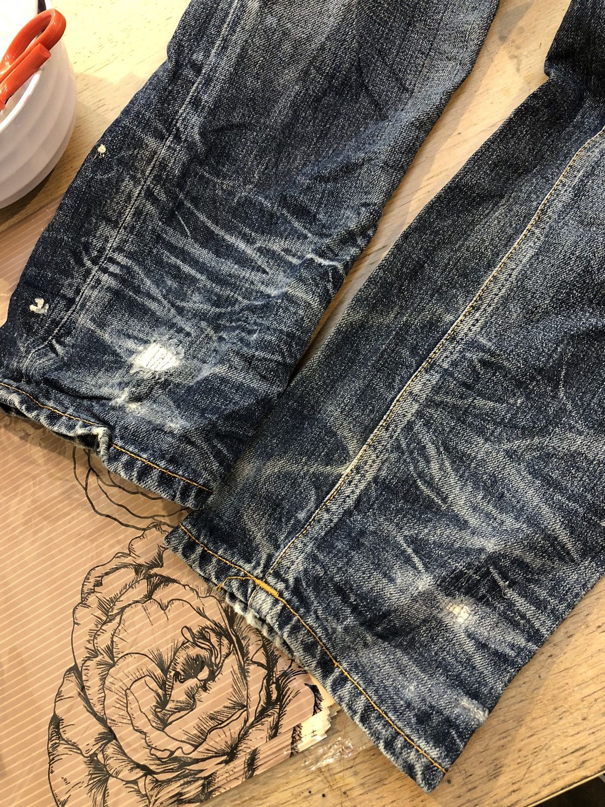 Nudie Jeans Distressed Nudie Jeans- Straight Alf Size US 29 - 10 Thumbnail