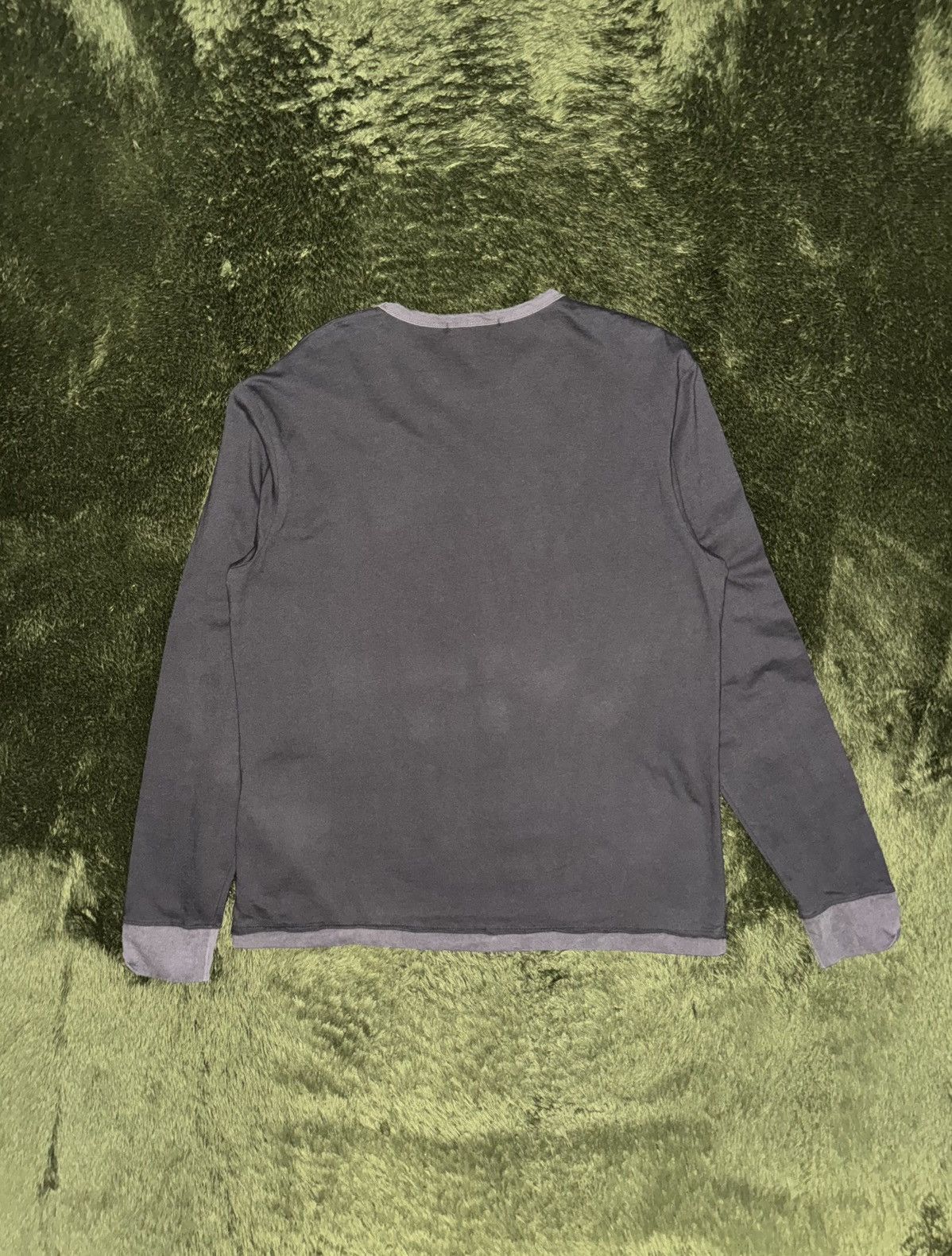 Japanese Brand [4] Hatchingroom Lizard Ringer Long Sleeve Charcoal Size US L / EU 52-54 / 3 - 6 Thumbnail