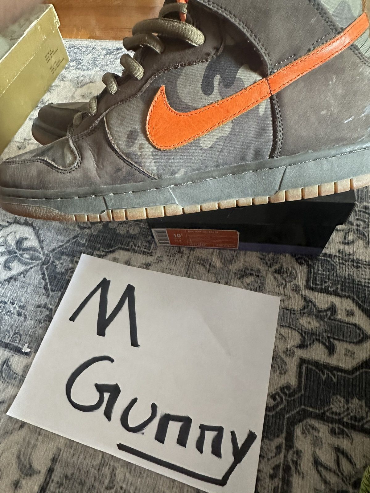 Nike Nike SB Dunk High Brian Anderson Camo Size 10.5 Size US 10.5 / EU 43-44 - 4 Thumbnail