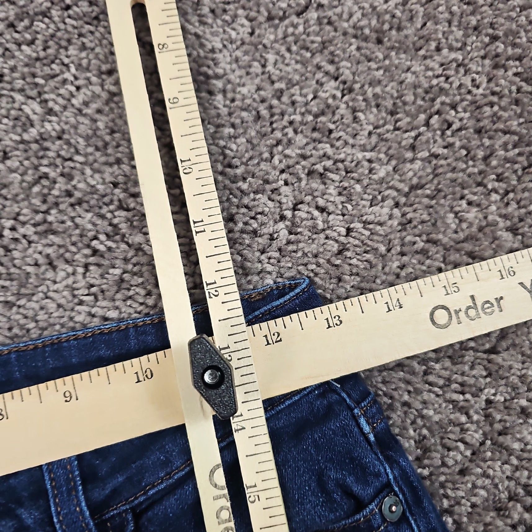 Vintage Joes Jeans Womens Jeans Boot Cut Low Rise Dark Wash Stretch Denim Casual 28 24x31 Size 28" / US 6 / IT 42 - 5 Thumbnail