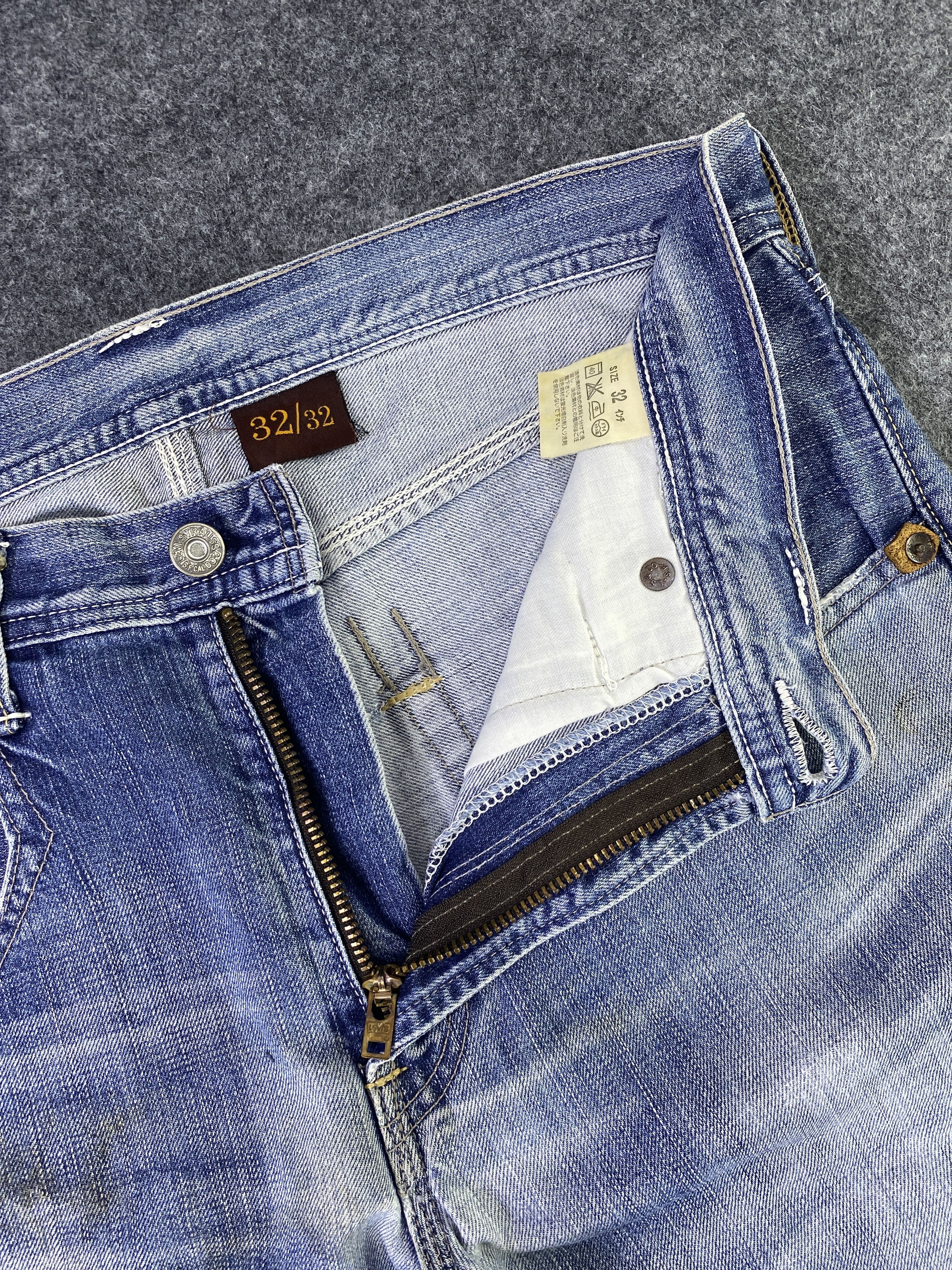 Levi's Vintage Levi's 502 Distresses Blue Wash Jeans - J882 Size US 32 / EU 48 - 6 Thumbnail