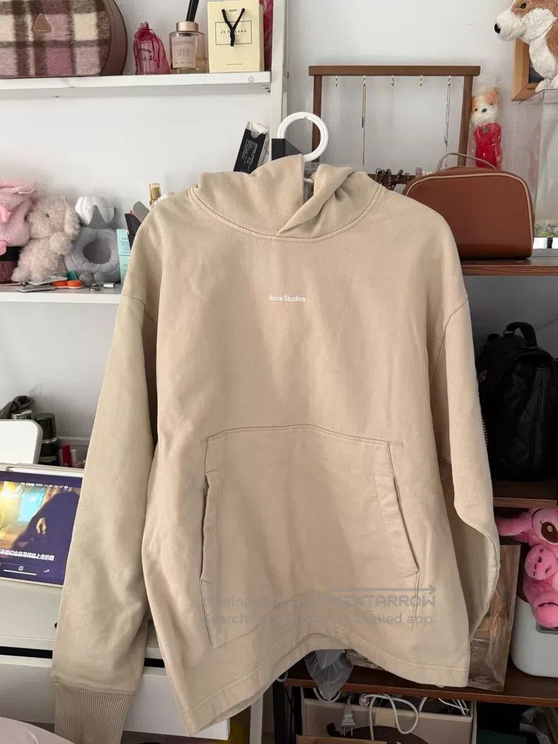 Acne Studios Acne Studio Beige hooded sweatshirt men's Size US XS / EU 42 / 0 - 1 Thumbnail