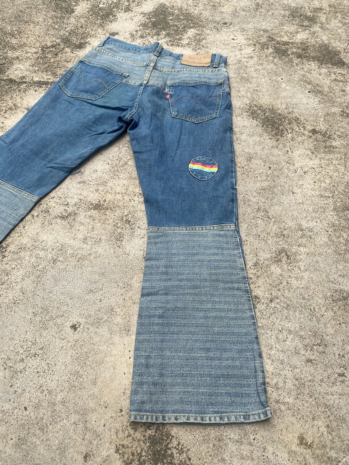 Hysteric Glamour × Japanese Brand Flare Jeans Hysteric Glamour Hagi Patches Bootcut Size US 28 / EU 44 - 13 Thumbnail