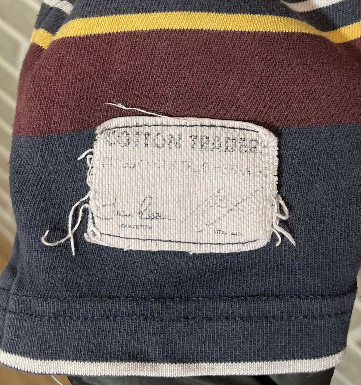 Cotton Traders Cotton Traders Rugby Shirts Striped polo Long Sleeve Vintage Size US XL / EU 56 / 4 - 9 Thumbnail