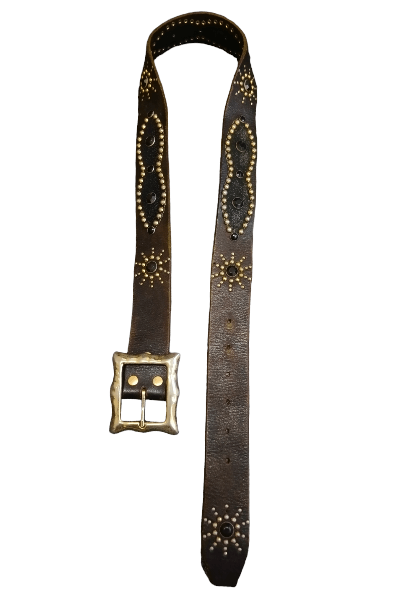 If Six Was Nine SICK STUDD DIAVLO LEATHER X STINGREY BELT(28-33 INCH) Size ONE SIZE - 2 Thumbnail