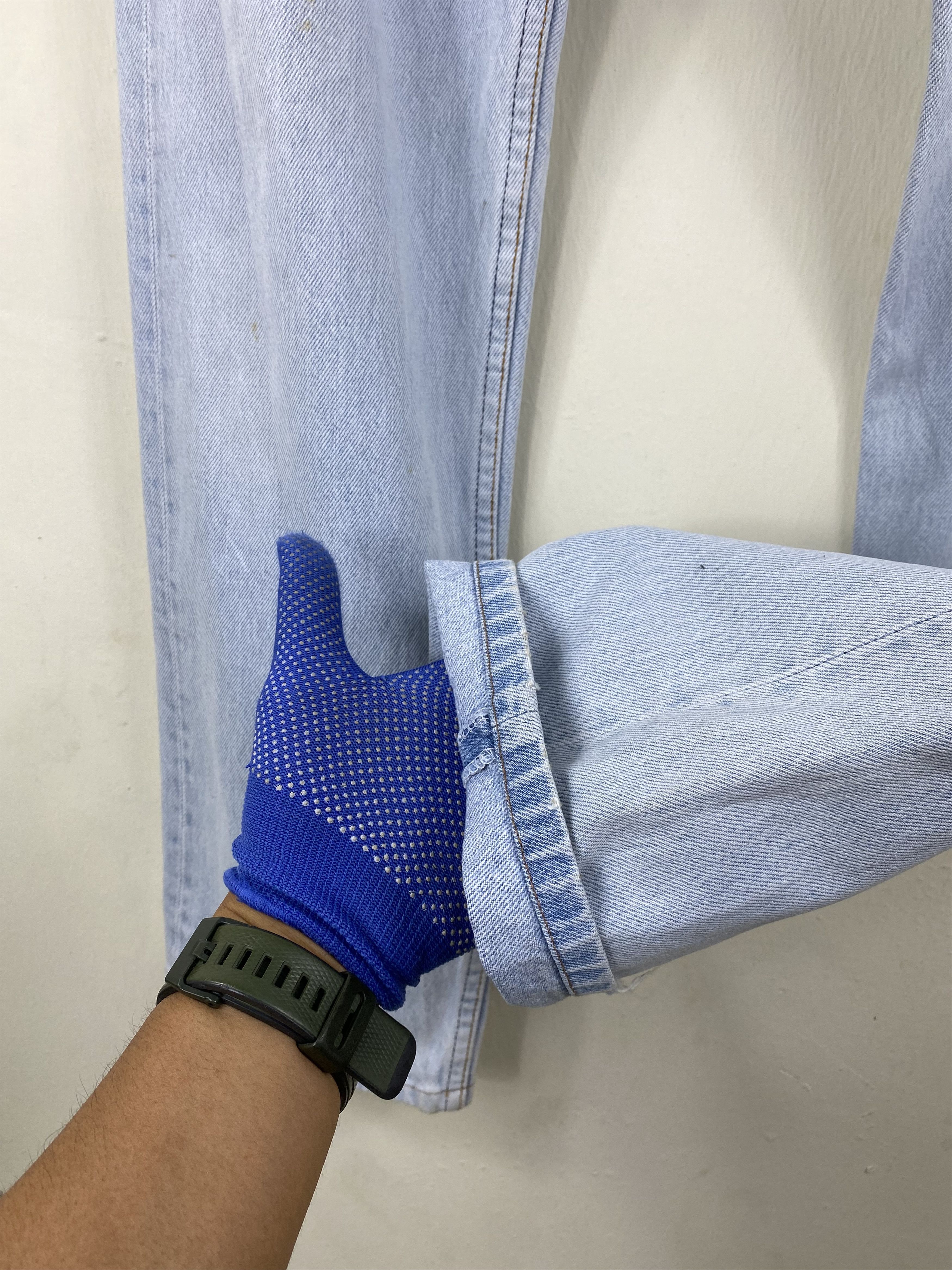 Levi's Vintage Clothing × Vintage Vintage Levis 501 90s STONEWASH dirty wash button 555 W30x30 Size US 30 / EU 46 - 10 Thumbnail