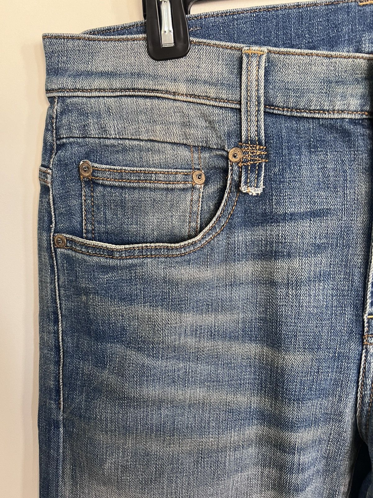 R13 Faded dirty wash SS16 Boy jeans,sz 33, Italy, worn X 2 Size US 33 - 14 Thumbnail