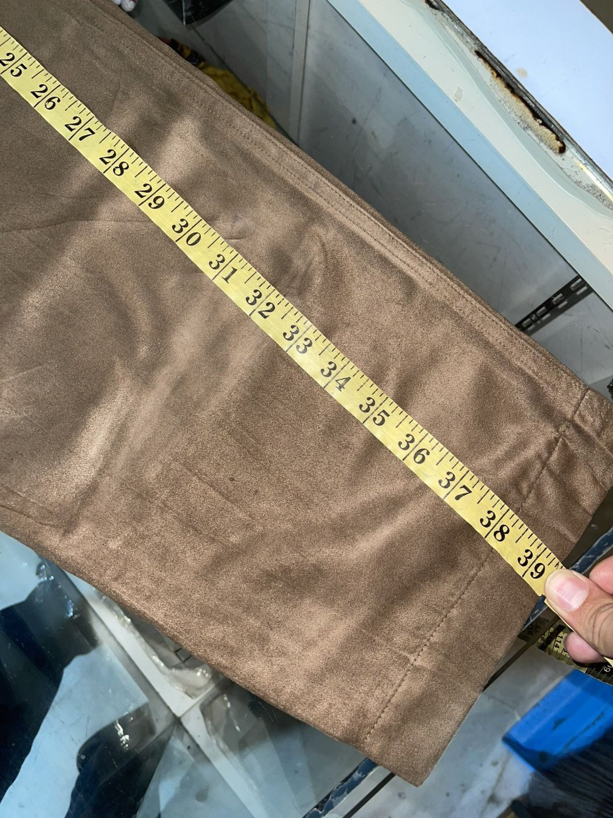 Issey Miyake ISSEY MIYAKE SUEDE PANTS Size US 30 / EU 46 - 6 Thumbnail