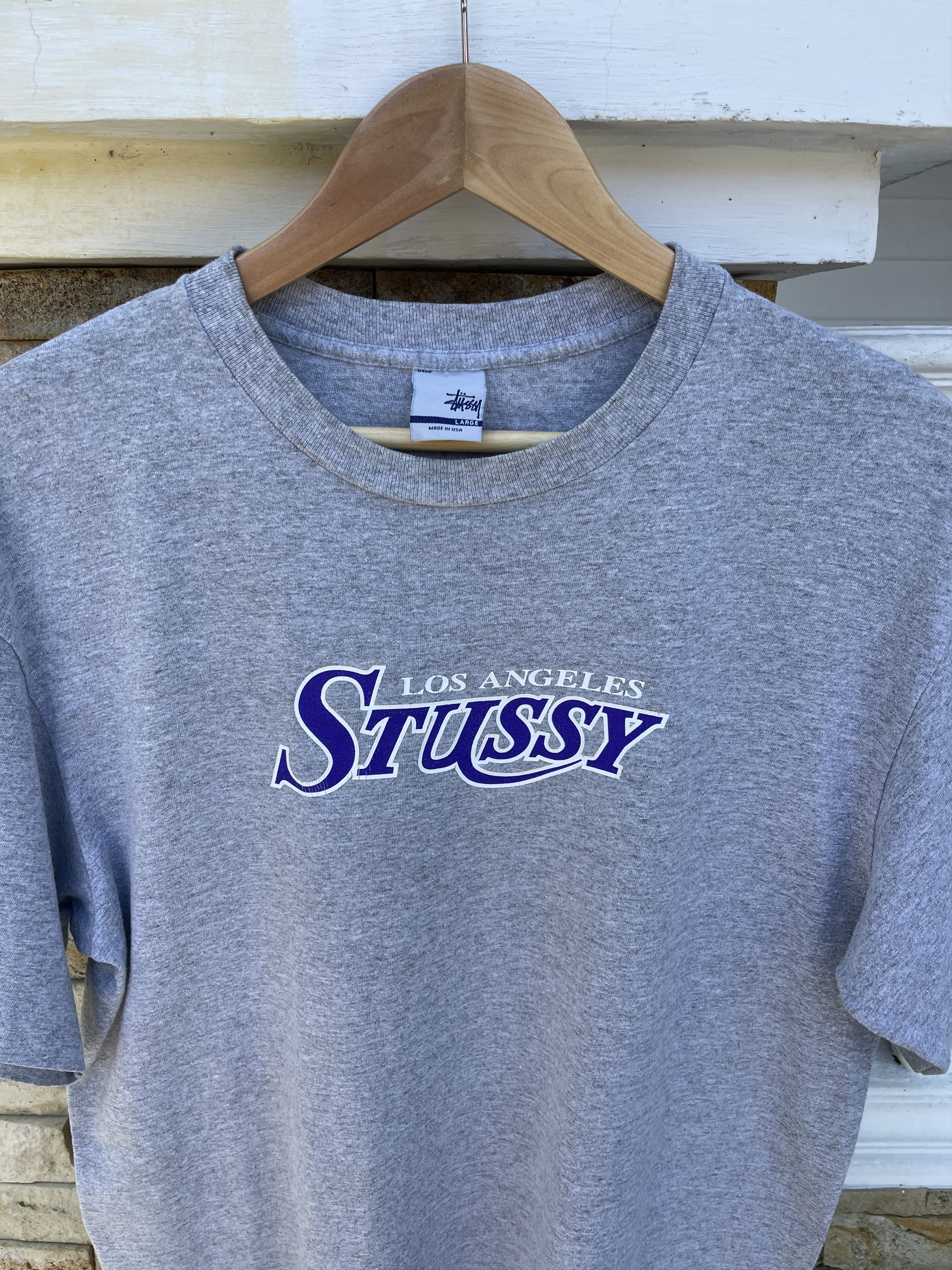 Stussy Rare🔥Vintage 90s Stussy Los Angeles T-Shirt Size US M / EU 48-50 / 2 - 2 Thumbnail