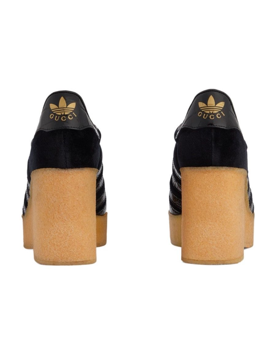 Gucci x Adidas Gazelle Platform Sneakers in Black Size US 6 / IT 36 - 3 Thumbnail