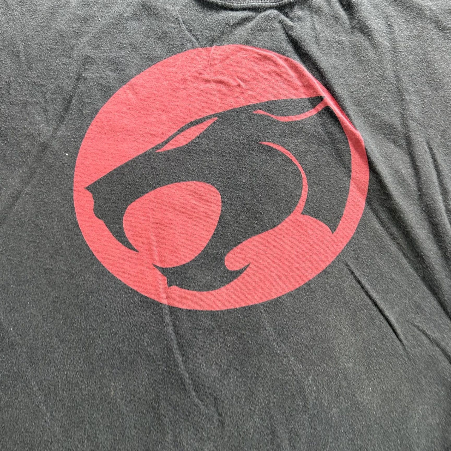 Etro Thundercats Shirt Mens 2XL Black Red Logo Graphic Cartoon TV Show Tee Retro Size US XXL / EU 58 / 5 - 2 Thumbnail