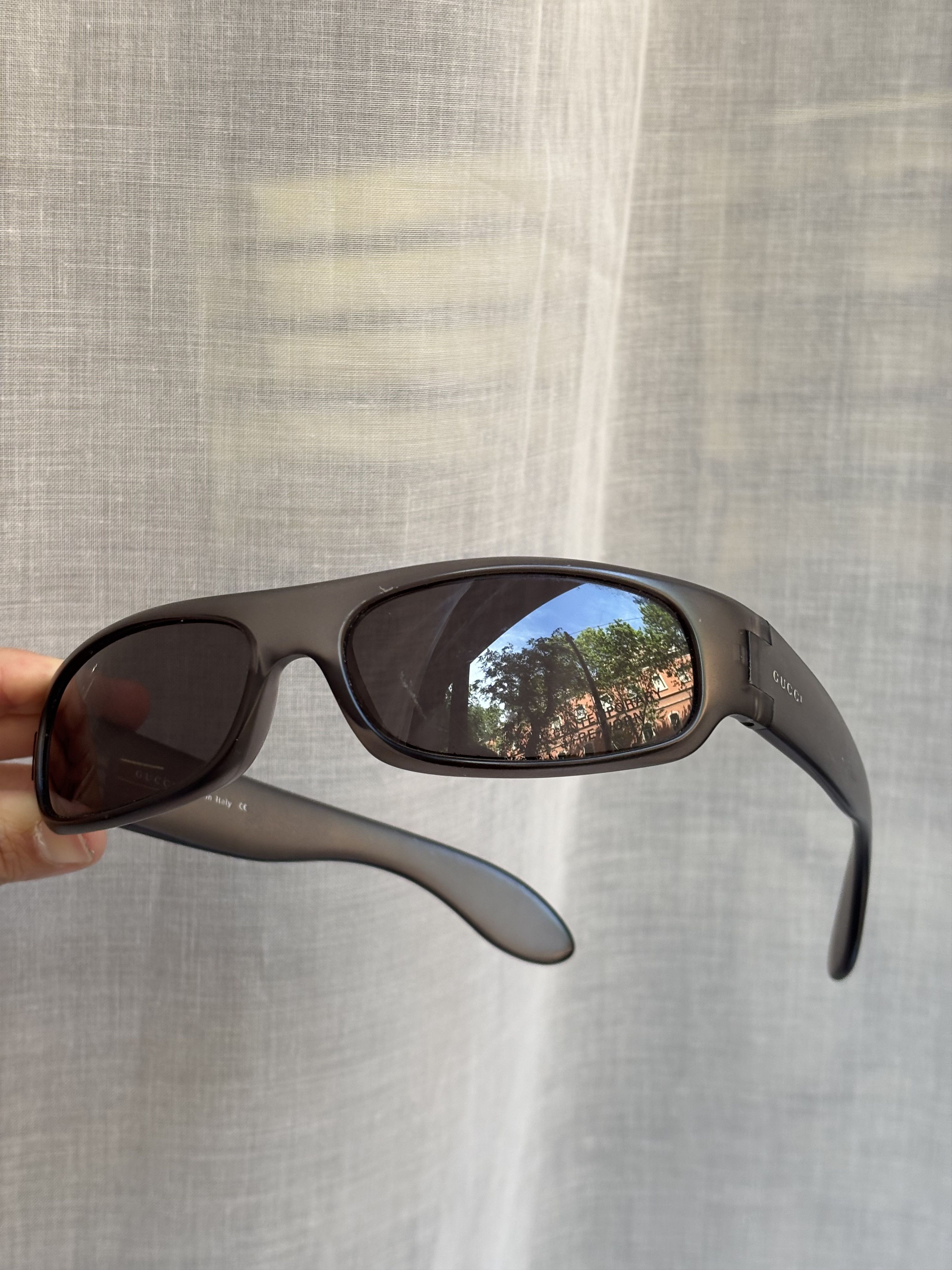 Gucci GUCCI Sunglasses Shield Rimless 90s Wrap 1190 Vintage Size ONE SIZE - 3 Thumbnail