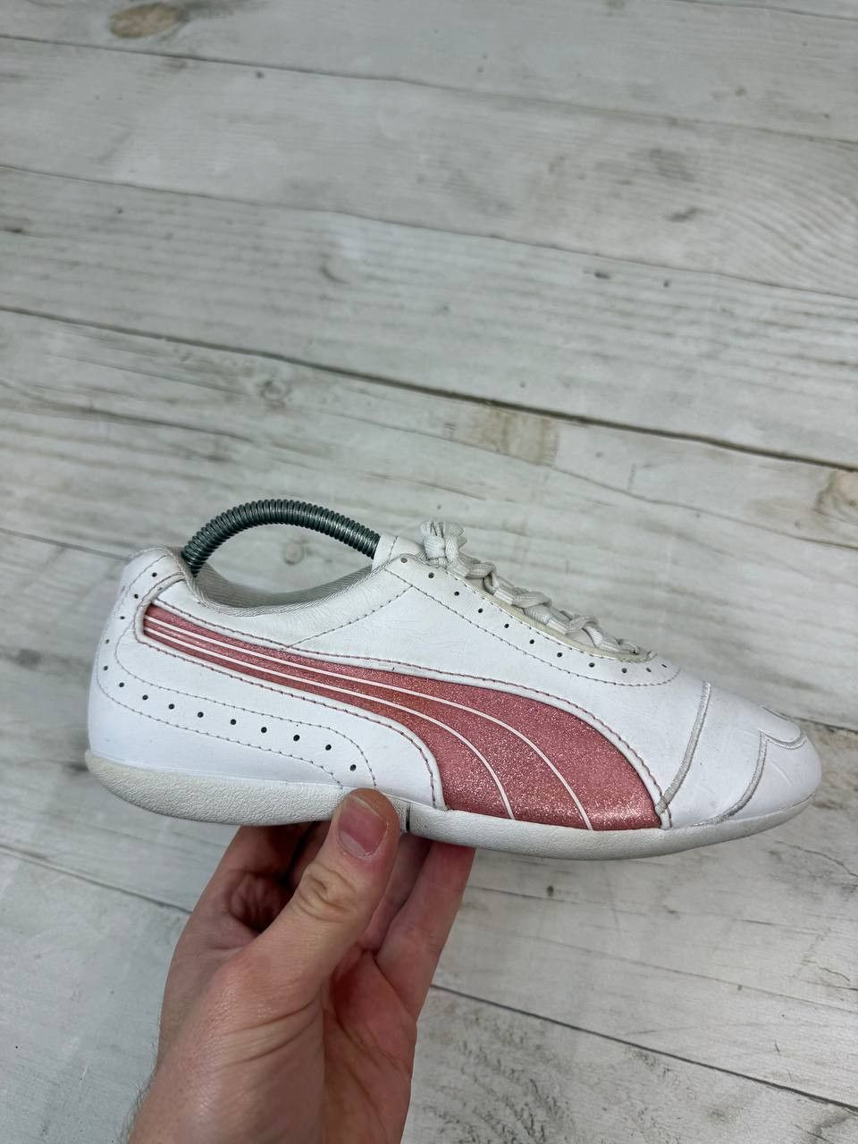 Puma Vintage Puma Speed Cat Style Racing Sneakers 00s Y2K Size US 4 / IT 34 - 7 Thumbnail