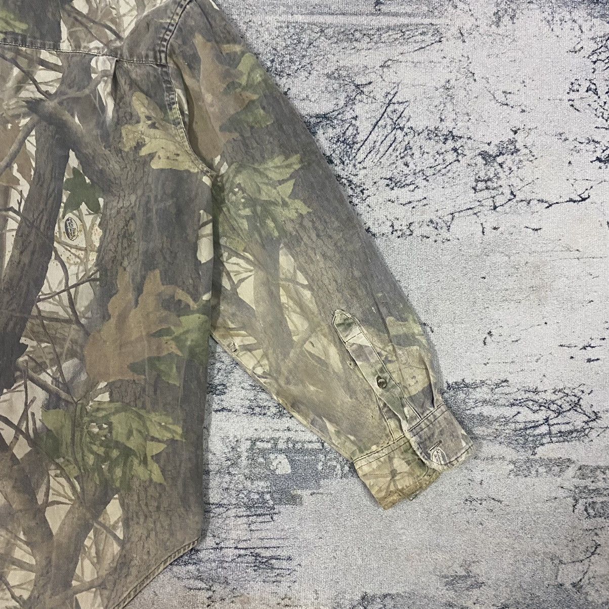Japanese Brand × Realtree × Vintage Vintage RealTree Duxbax Double Pocket Button Up Size US L / EU 52-54 / 3 - 14 Thumbnail