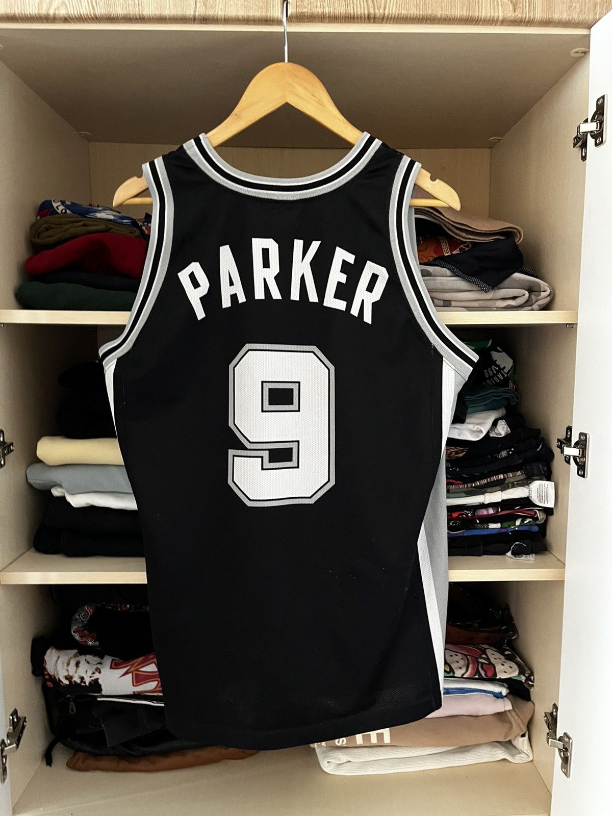 Champion Tony Parker #9 San Antonio Spurs NBA Basketball Jersey Size US M / EU 48-50 / 2 - 2 Thumbnail