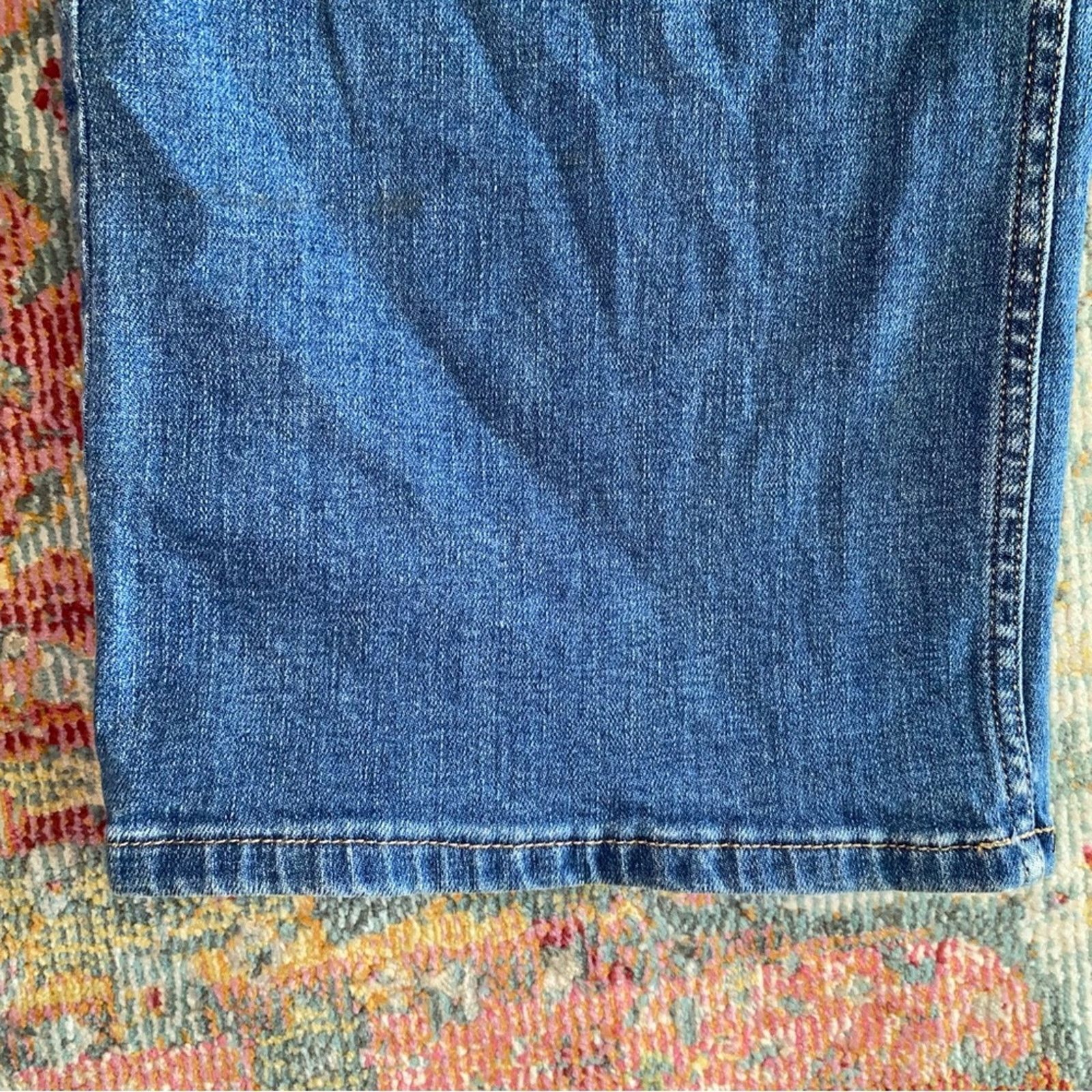Free People Free People $110 Wales Wide Leg Button Fly Denim Jean 31" Size 31" - 7 Thumbnail