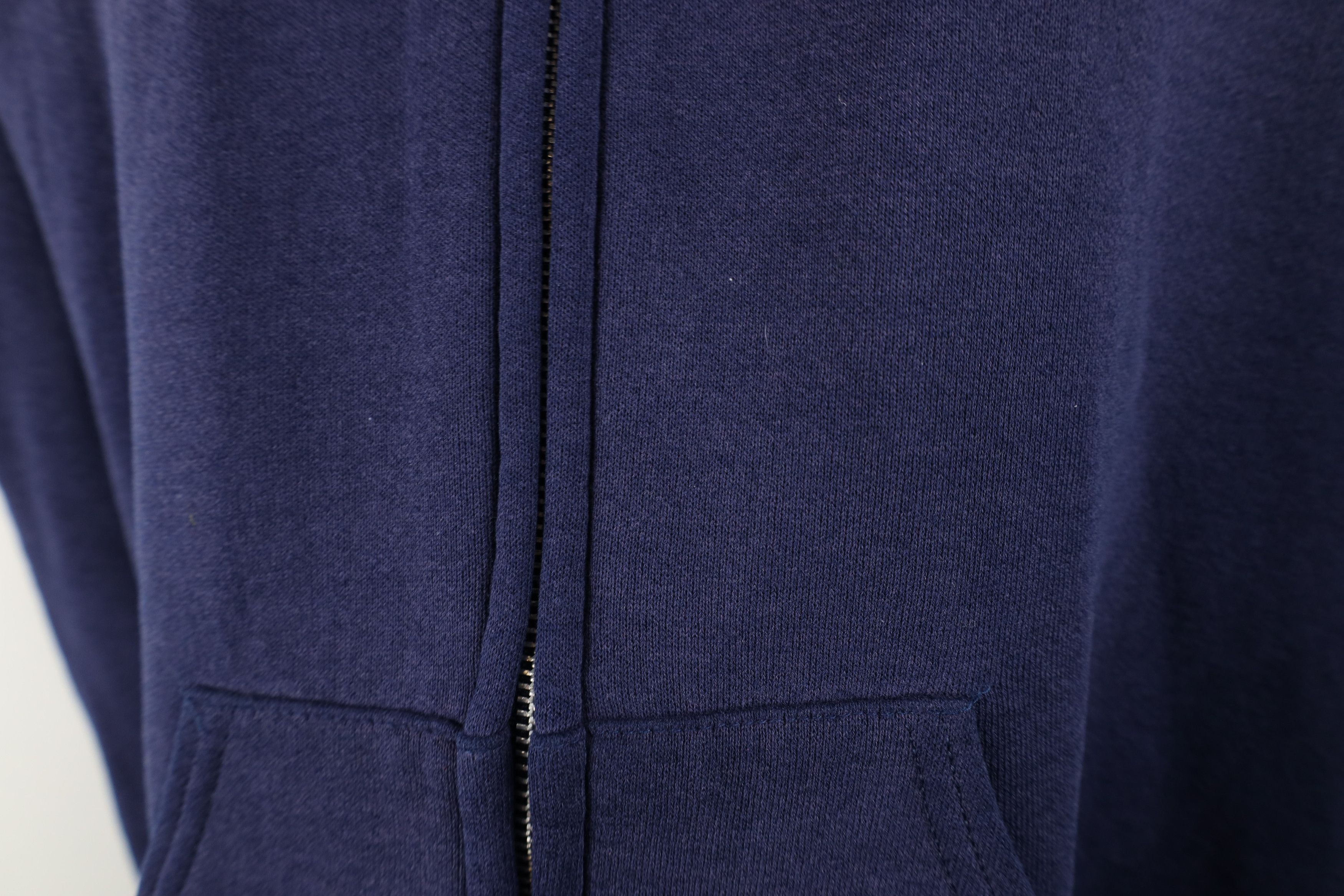 Vintage Vintage 90s Streetwear Blank Sun Faded Full Zip Hoodie USA Size US L / EU 52-54 / 3 - 7 Thumbnail