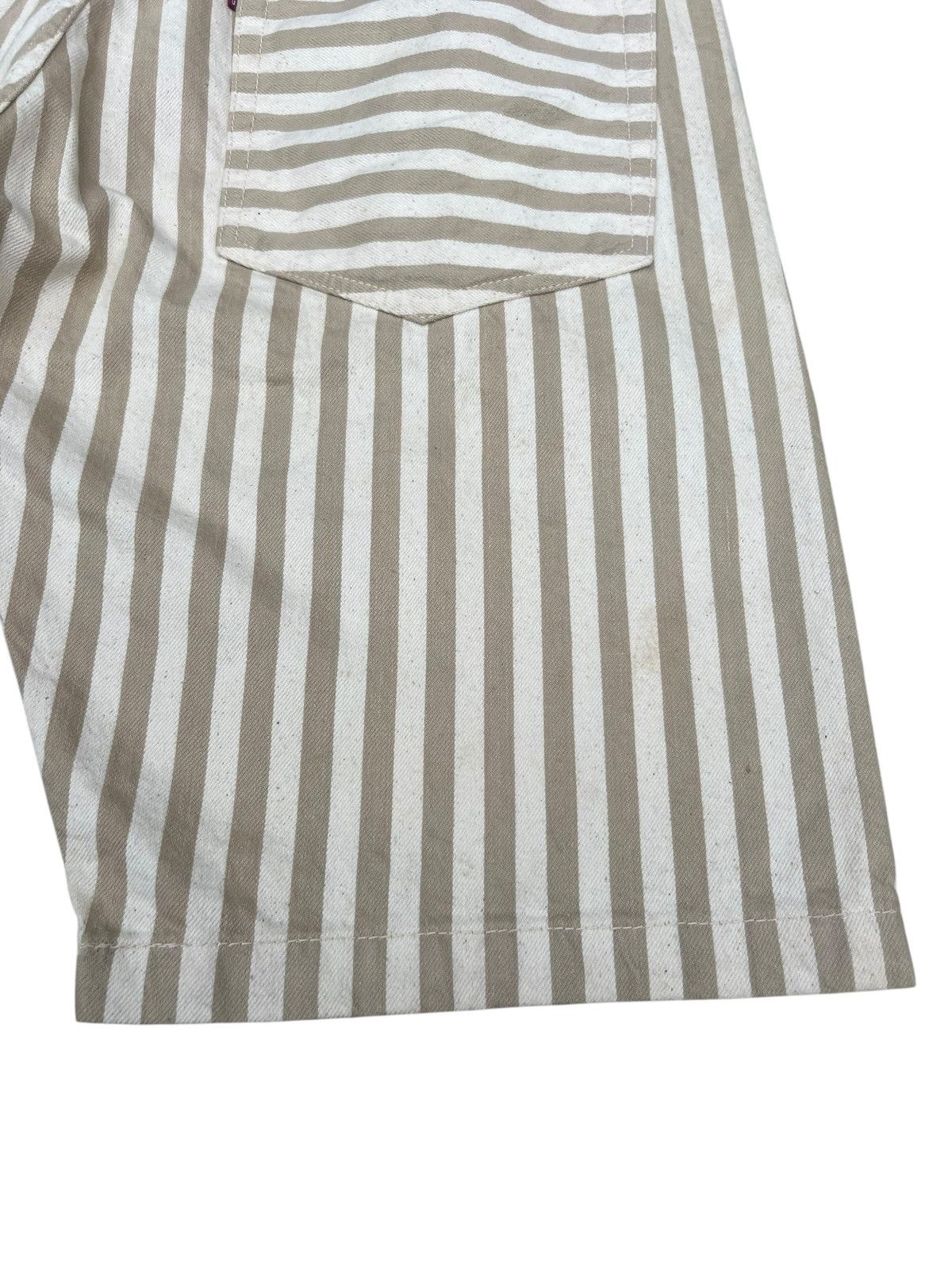 Evisu Dirty Stains Denim Vintage Evisu Stripes Selvedge Short Pant Size US 36 / EU 52 - 21 Thumbnail