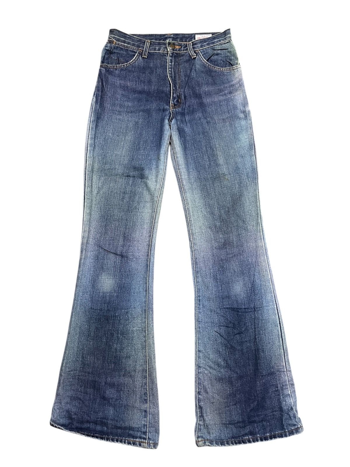 Wrangler 💥Vintage Lady Wrangler FLARE BOOTCUT Seasoned Jeans Size 30" / US 8 / IT 44 - 2 Thumbnail