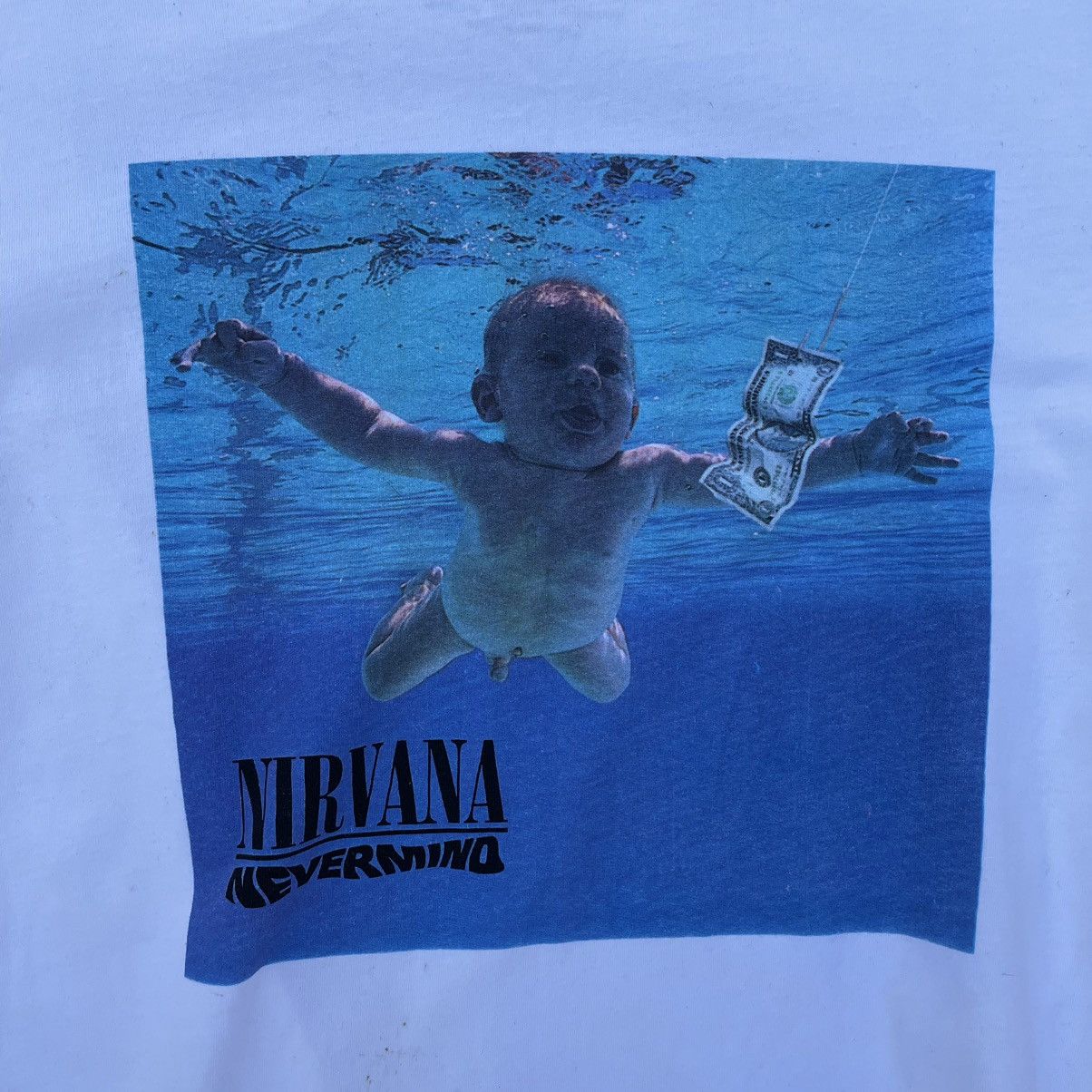 Band Tees × Nirvana Vintage Nirvana T-shirts Logo Never Mind Rock Tee Y2K 90s Size US L / EU 52-54 / 3 - 7 Thumbnail