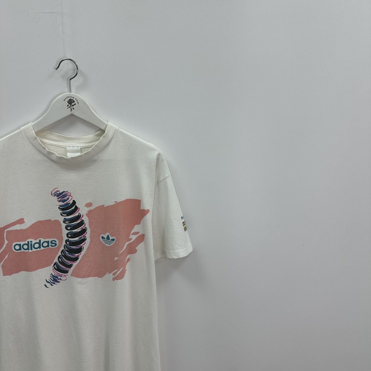 Vintage Vintage 90s Adidas Spiral tee Stophoest top drop y2k og hype Size US L / EU 52-54 / 3 - 2 Thumbnail