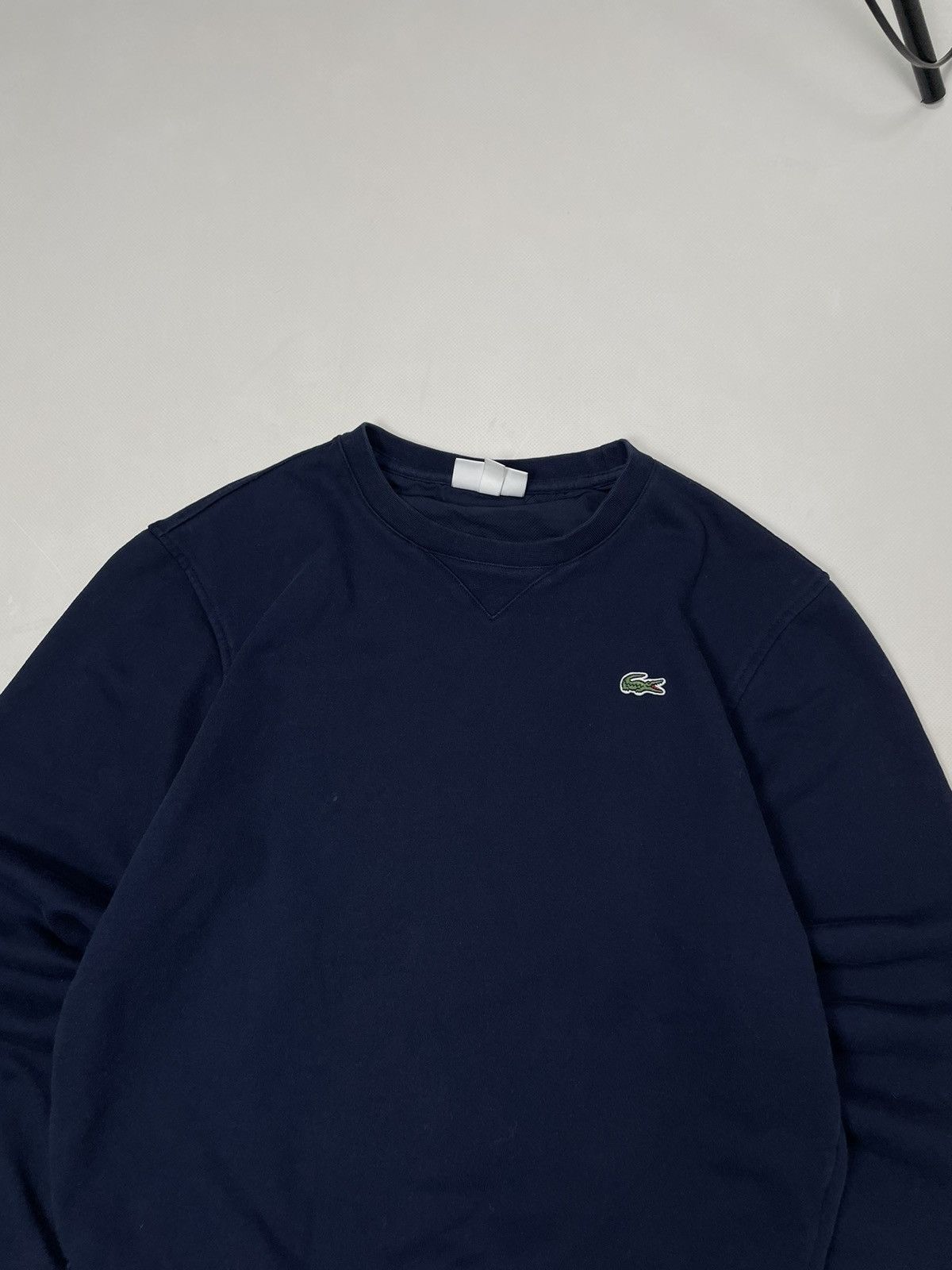 Lacoste Lacoste 🐊 Size : S Basic Blue Crewneck Sweatshirt Size US S / EU 44-46 / 1 - 3 Thumbnail