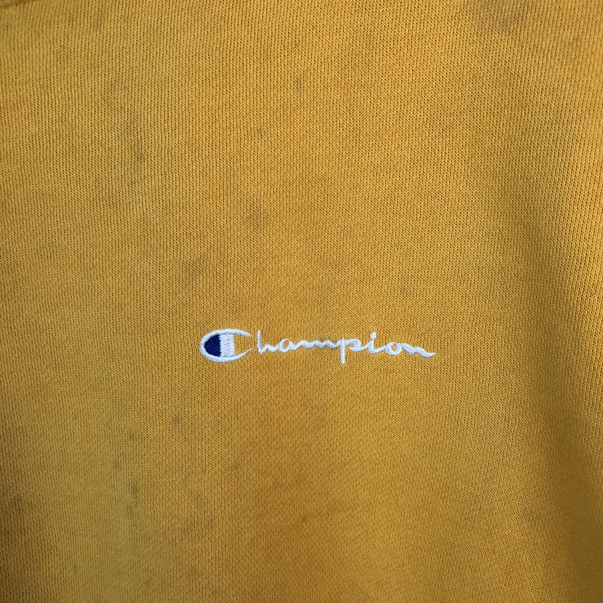 Champion × Vintage Champion vintage Yellow Sweatshirt #A764 Size US L / EU 52-54 / 3 - 10 Thumbnail