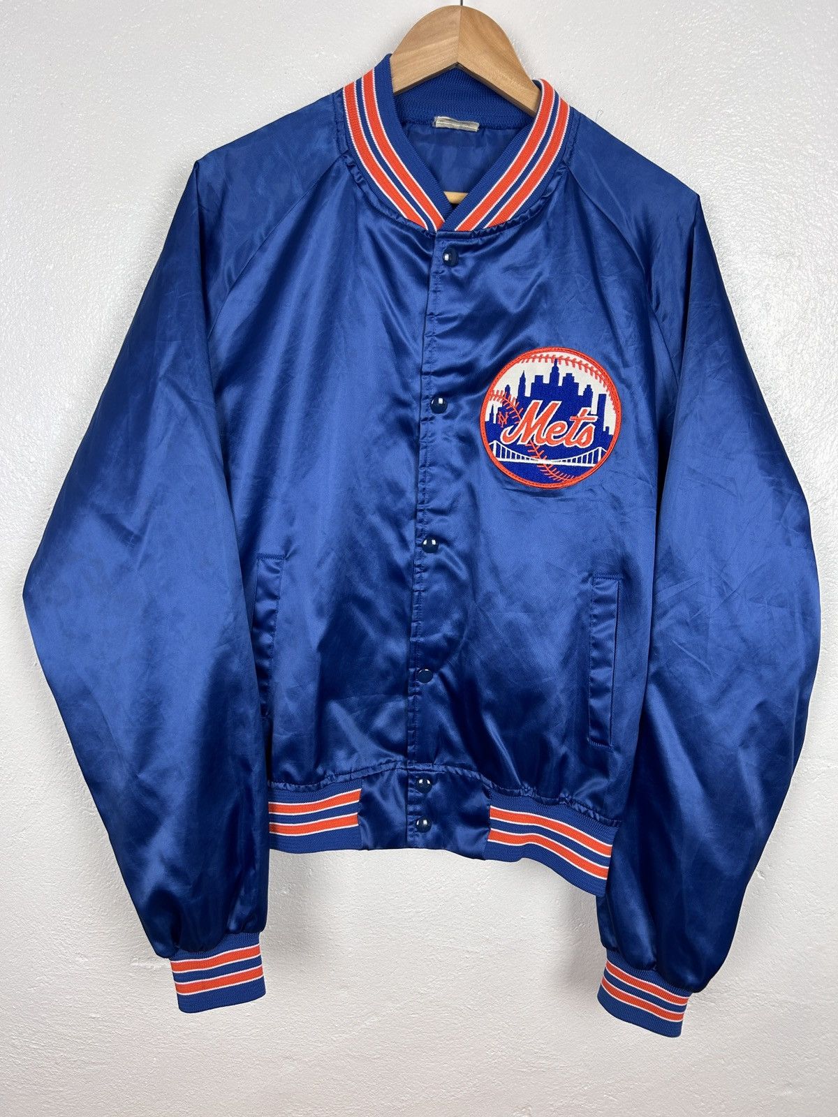 Chalk Line 80s Vintage Chalk Line New York Mets Satin Bomber Jacket Size US XXL / EU 58 / 5 - 1 Thumbnail