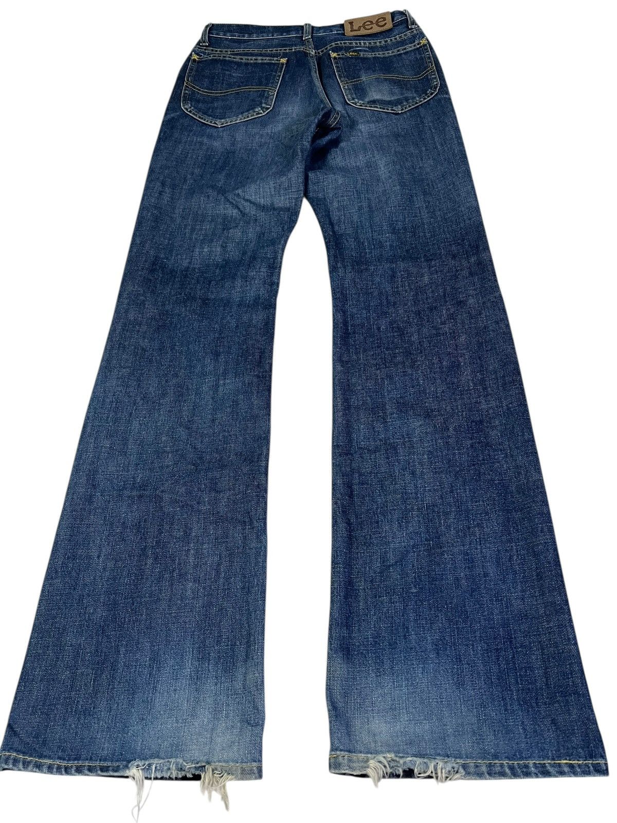 Japanese Brand Flare Lee Riders Sanforized Denim Jean Size US 27 - 2 Thumbnail