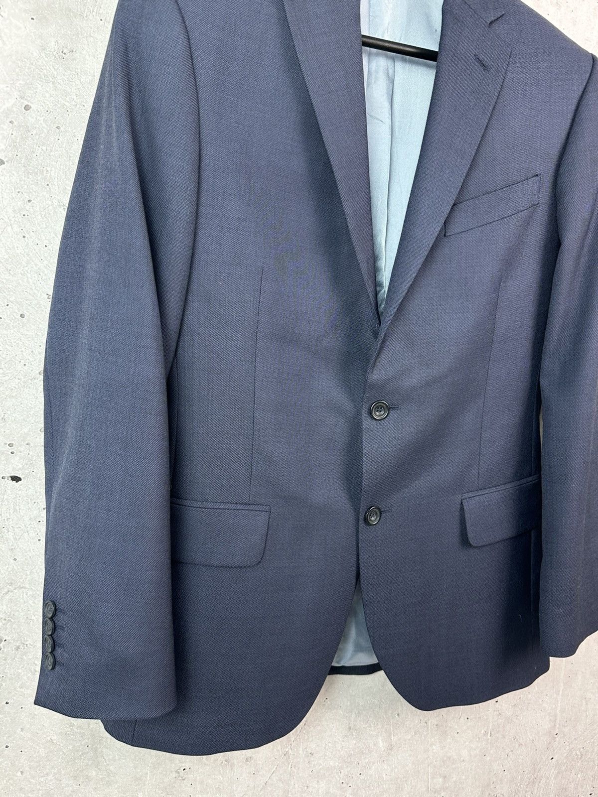 Other Roderick Charles London Tailored Fit Blue Wool Men’s Blazer Size US M / EU 48-50 / 2 - 3 Thumbnail