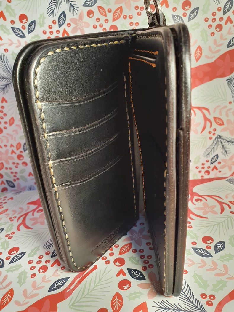 Iron Heart Iron heart Horse butt leather wallet zipper bag money clip Size ONE SIZE - 3 Thumbnail