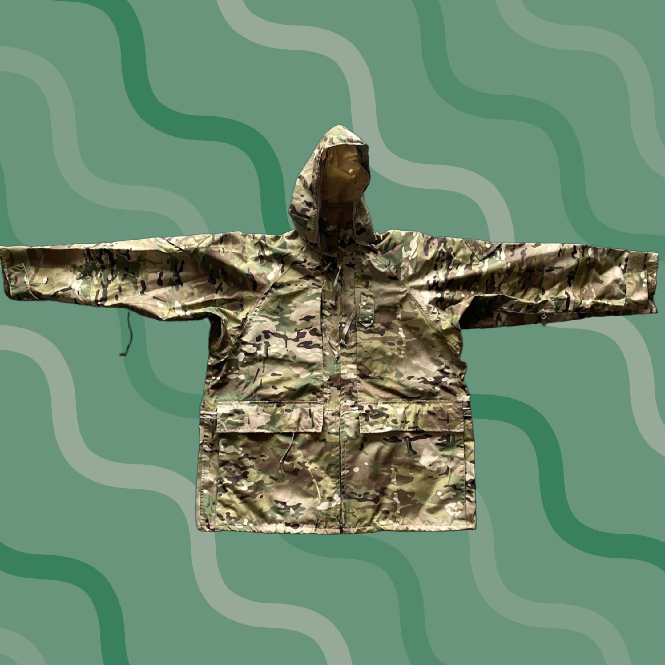 Vintage VINTAGE United Join Forces Jacket Camouflage Nylon Army USA Military Style Men’s XL Size US XL / EU 56 / 4 - 1 Thumbnail