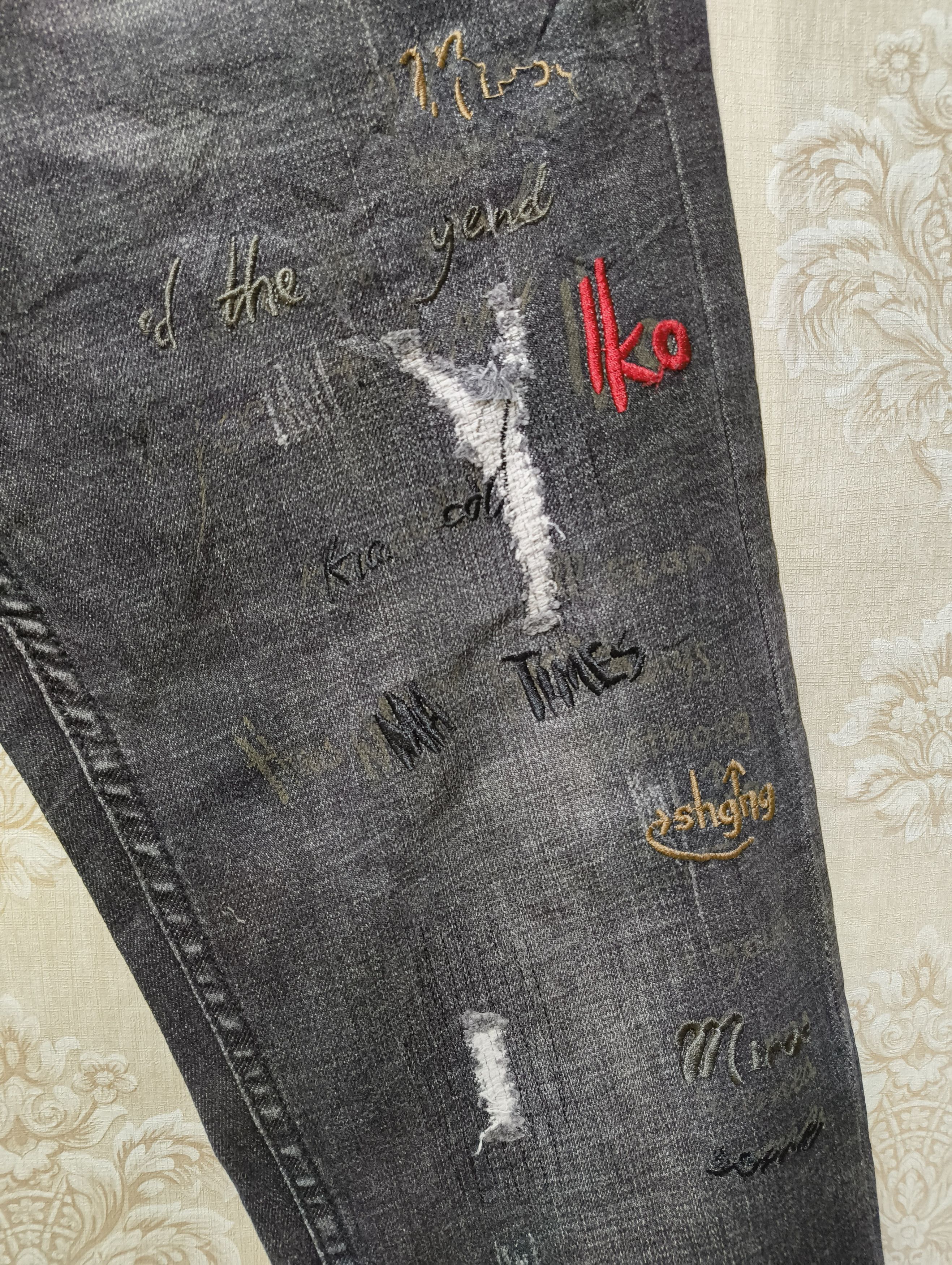 Japanese Brand EMPORIO JEANS AVANT GARDE FUN DENIM Size US 35 - 7 Thumbnail