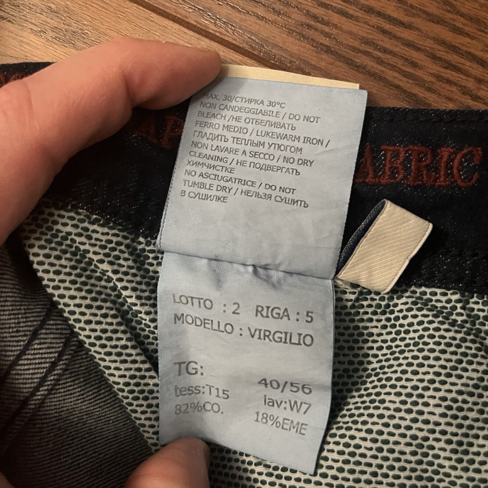 Other NWT Scissor Scriptor Japenese Augusta 36x33 Real Indigo Size US 36 / EU 52 - 15 Thumbnail