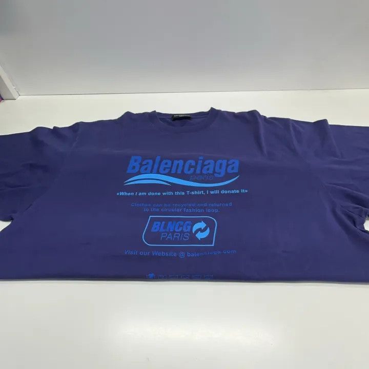 Balenciaga Balenciaga Balenciaga Men's Retro Print Loose Tee -2507 Size US XS / EU 42 / 0 - 3 Thumbnail