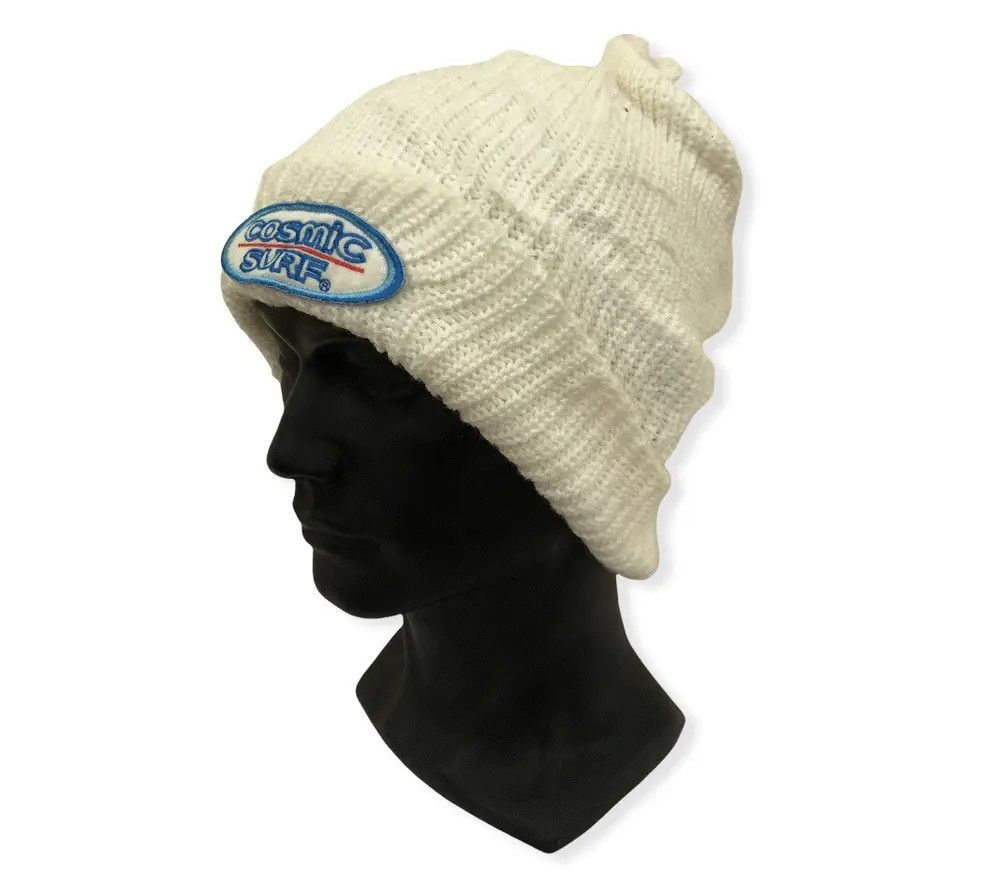 Vintage Vintage Cosmic Surf Spell Out Beanie Hat Size ONE SIZE - 2 Thumbnail
