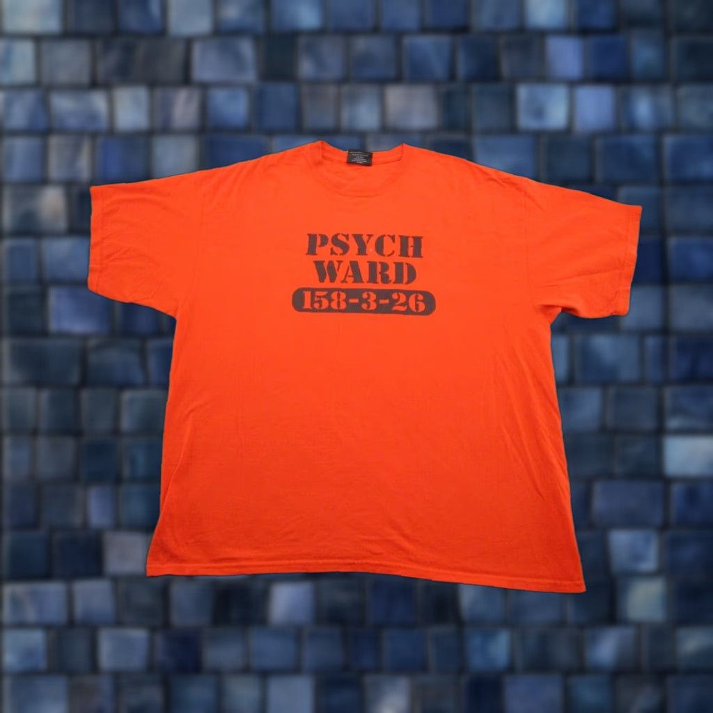 Vintage VTG Steve & Barry's T-Shirt Blaze Orange Men 2XL Short Sleeve Read 90s/2000s Mens Shirts Blaze Size US XXL / EU 58 / 5 - 1 Thumbnail
