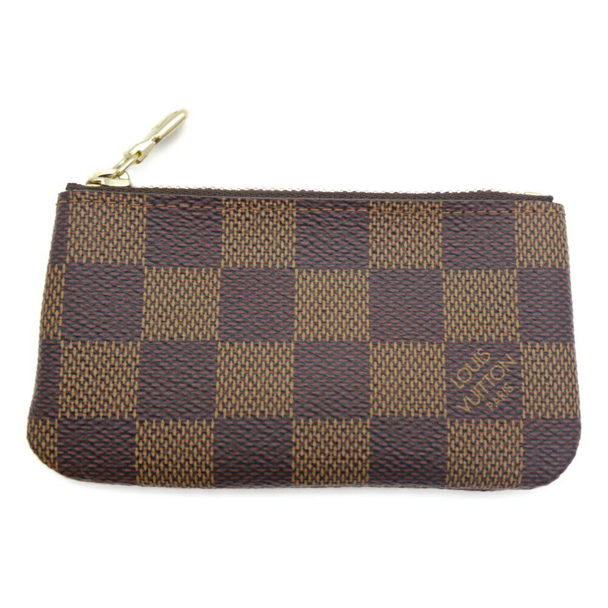 Louis Vuitton Louis Vuitton Pochette Cle Damier Ebene Coin Case N62658 Size ONE SIZE - 1 Thumbnail