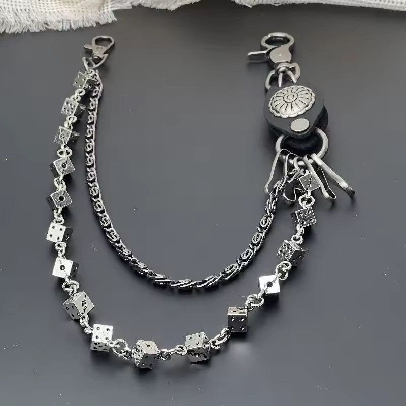 VIBE Dice Chain Wallet Belt Chain Trousers Pants Size ONE SIZE - 1 Thumbnail