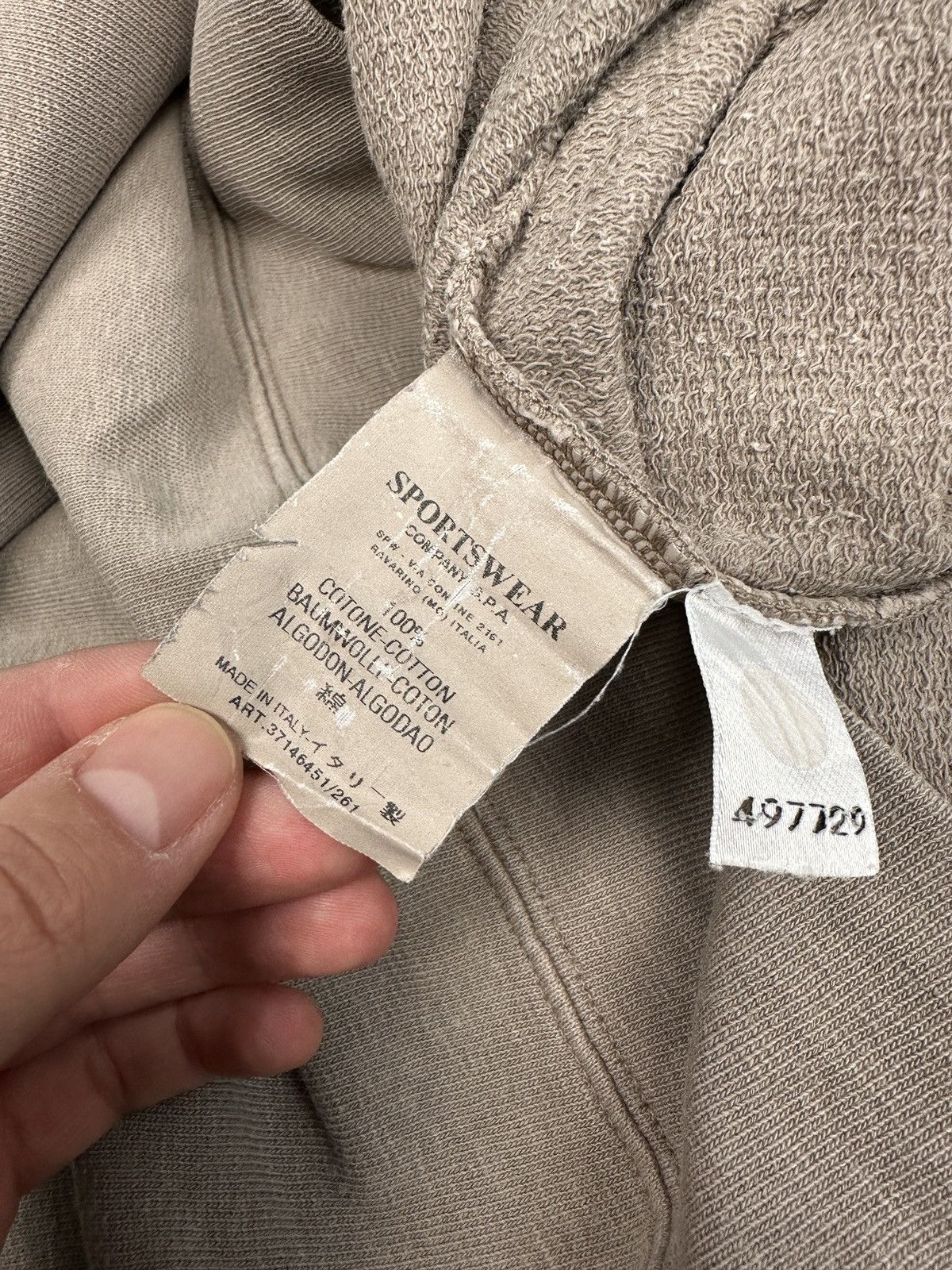 Stone Island AW 2002 STONE ISLAND DENIMS Vintage 1/4 Zip Sweatshirt Size US L / EU 52-54 / 3 - 16 Thumbnail